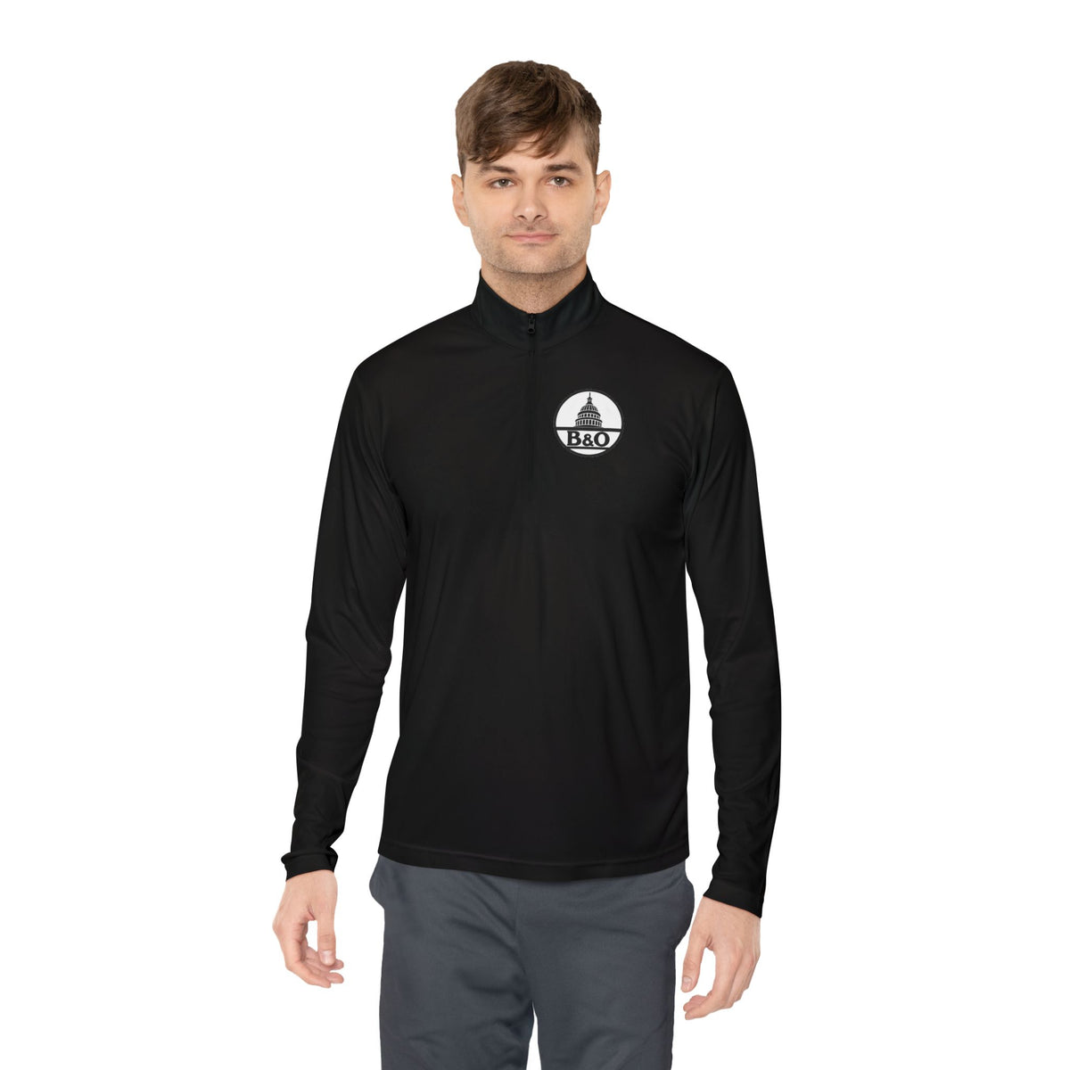 Baltimore and Ohio Railroad Unisex Quarter Zip Pullover