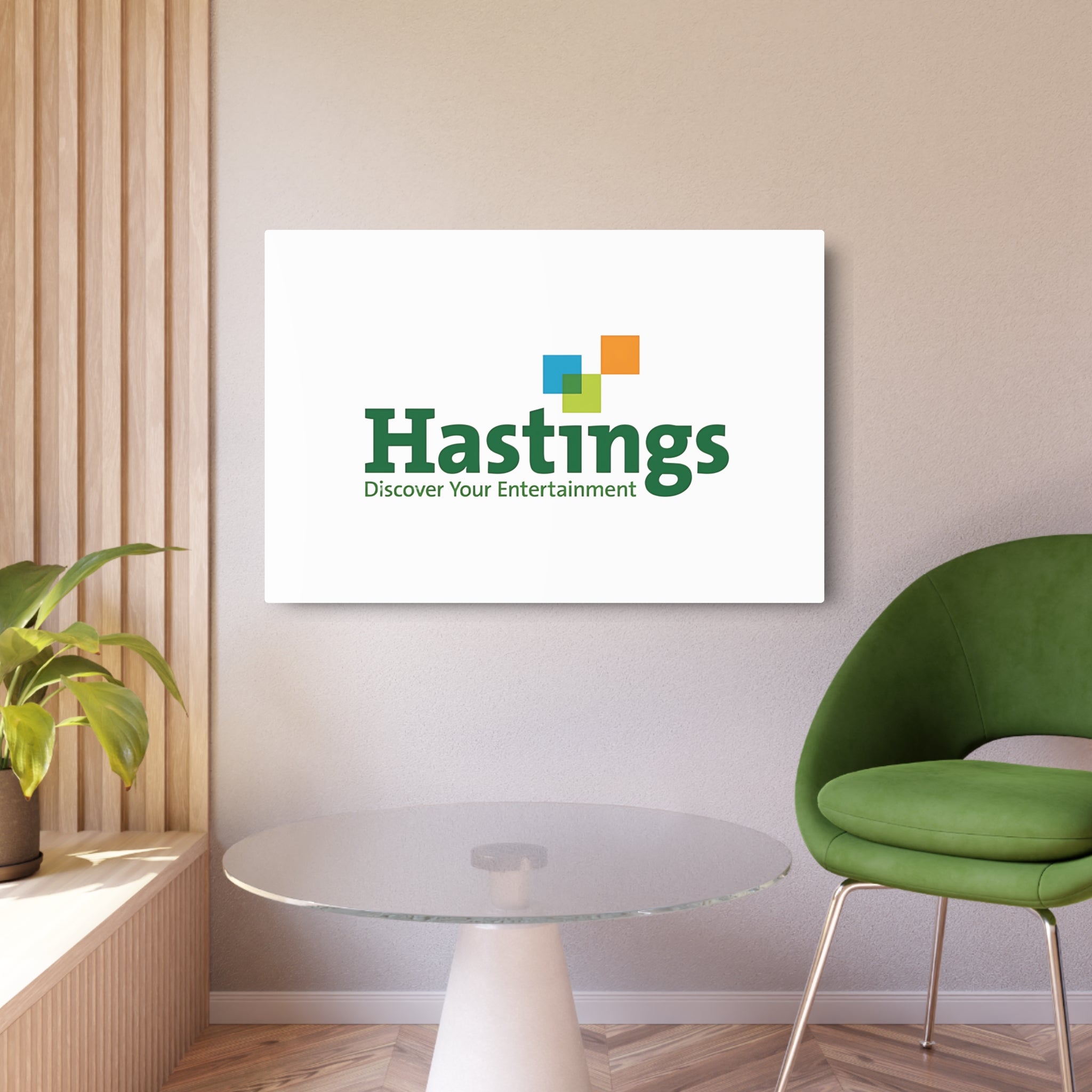 Hastings Entertainment Metal Sign