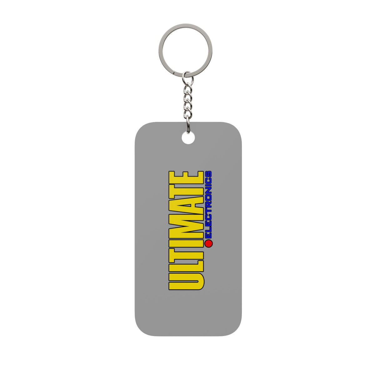 Ultimate Electronics Double-Sided Keychain Charm