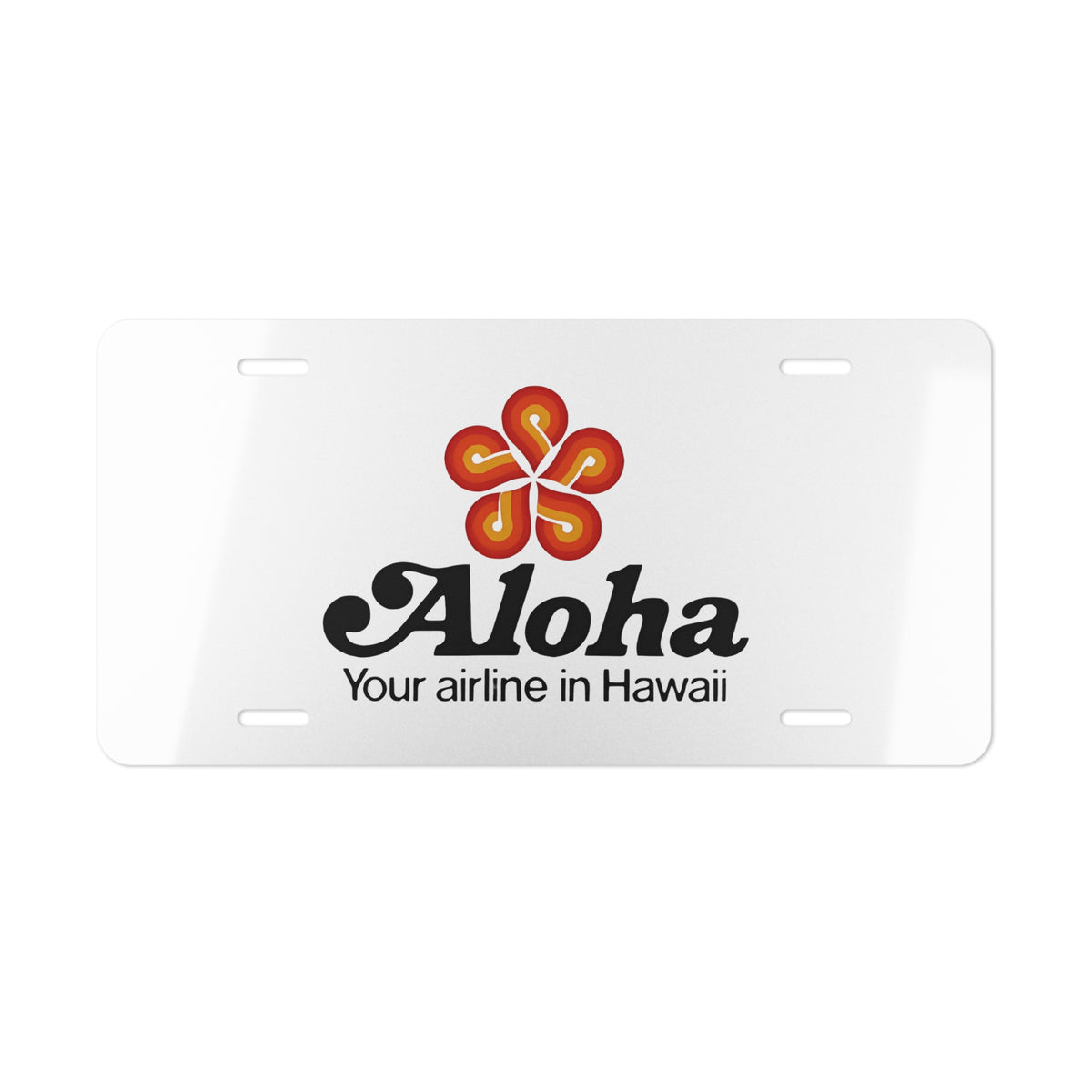 Aloha Airlines Vanity License Plate