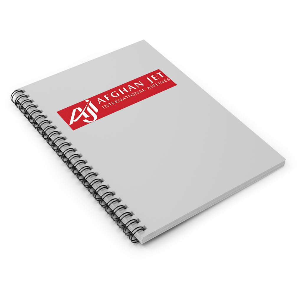 Afghan Jet International Airlines Spiral Notebook