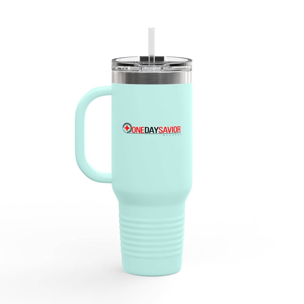 One Day Savior Recordings 40oz Insulated Travel Mug Stainless Tumbler