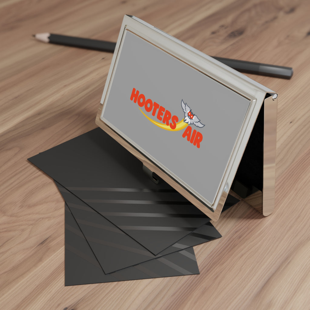 Hooters Air Metal Business Card Holder