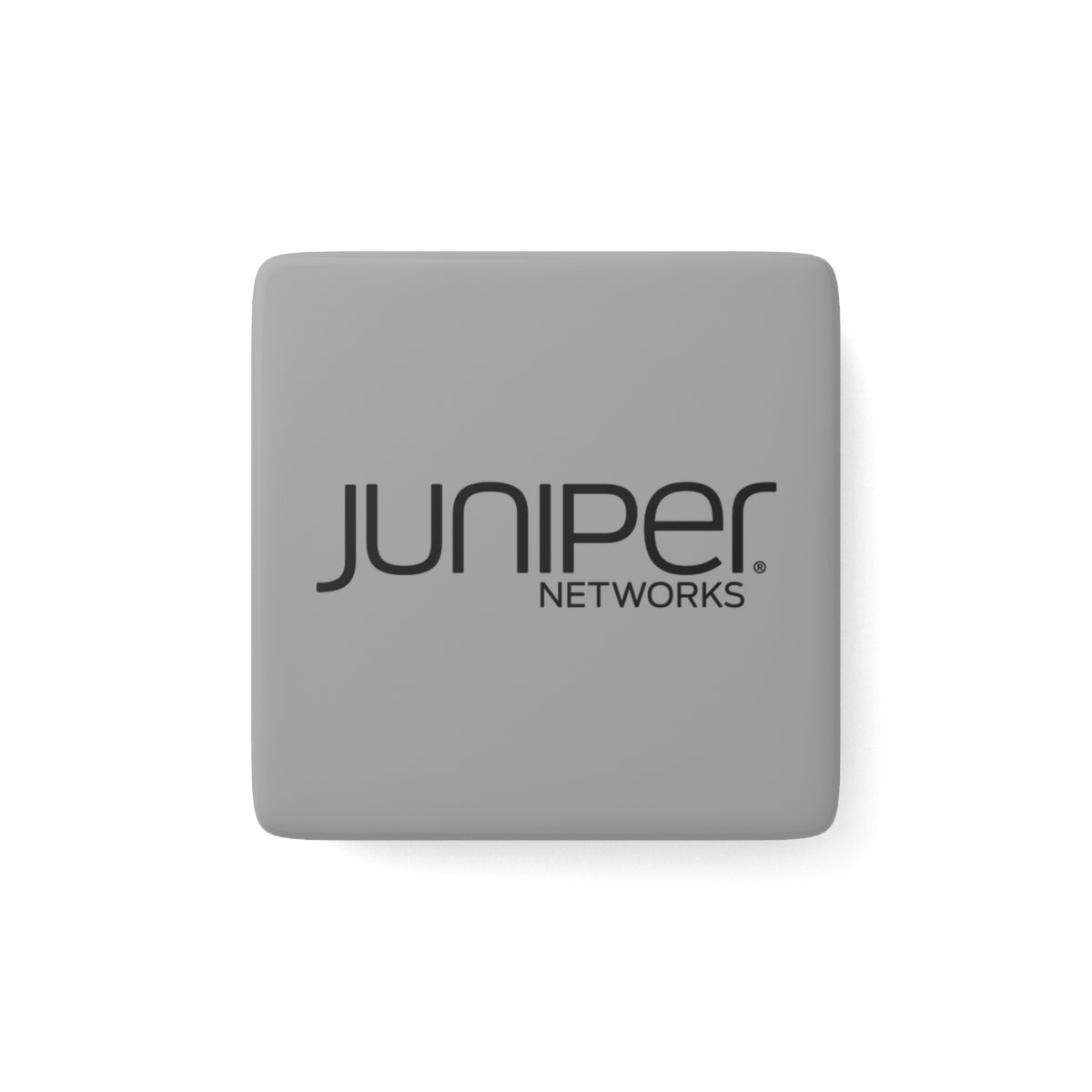 Juniper Networks Square Porcelain Fridge Magnet