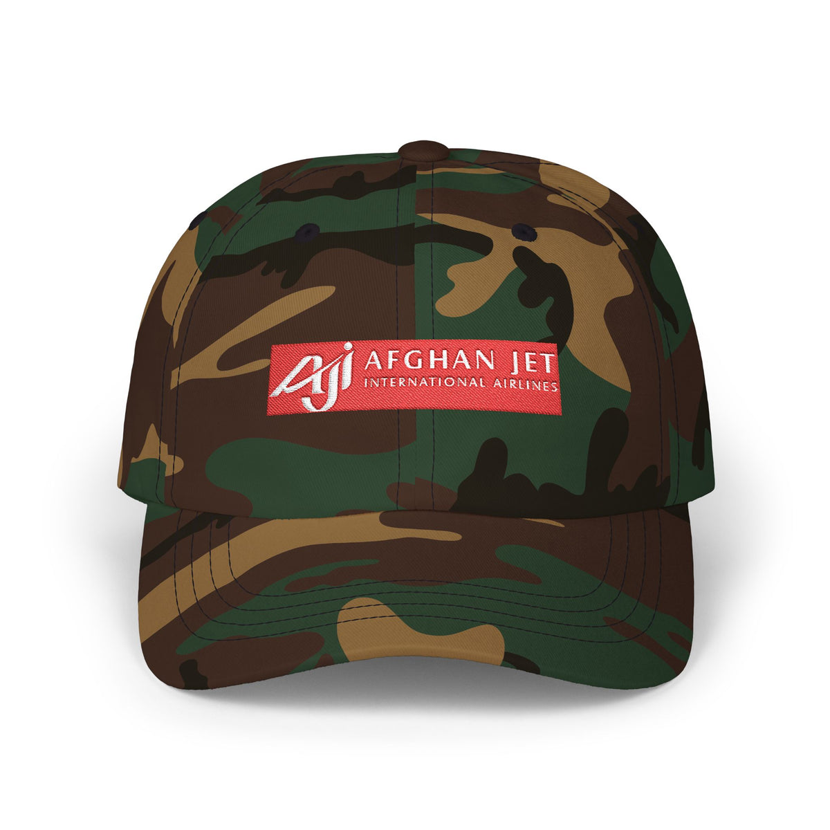 Afghan Jet International Airlines Embroidered Dad Cap Hat