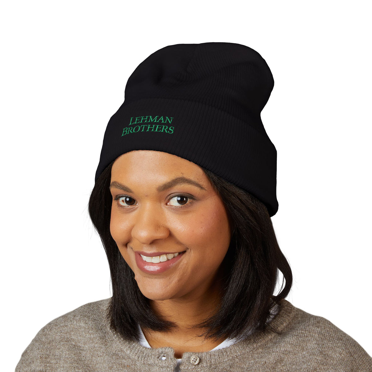 Lehman Brothers Cuffed Beanie