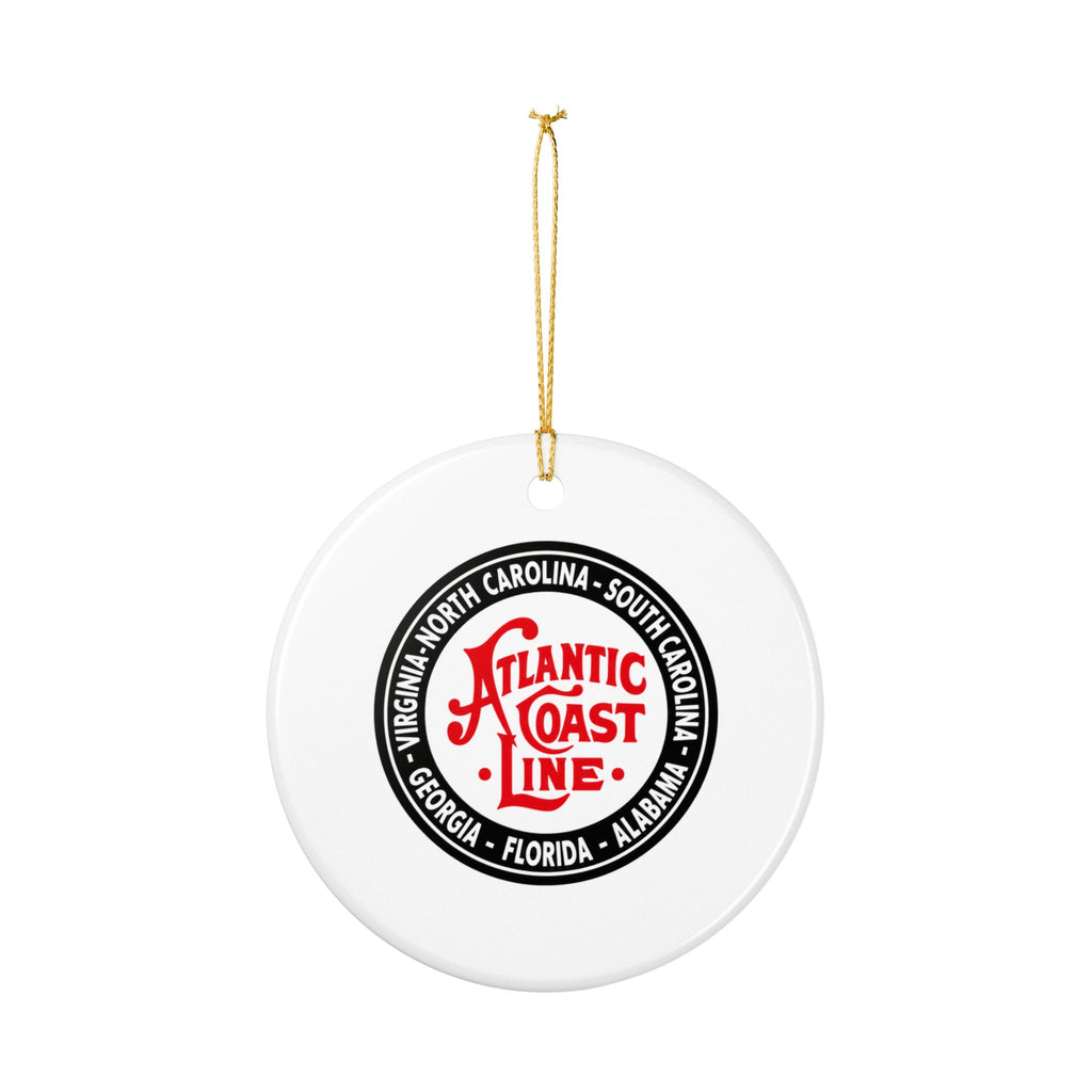 Atlantic Coast Line Railroad Ceramic Ornament