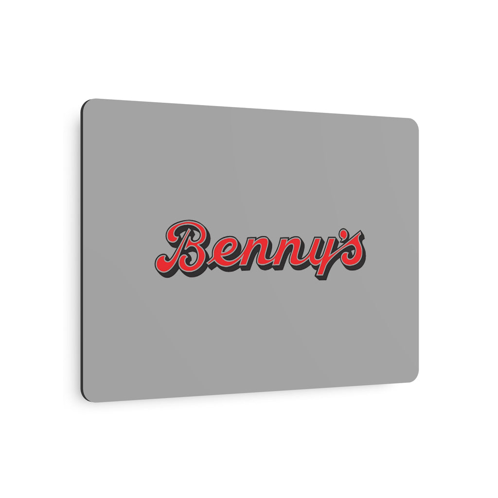 Benny's Metal Sign