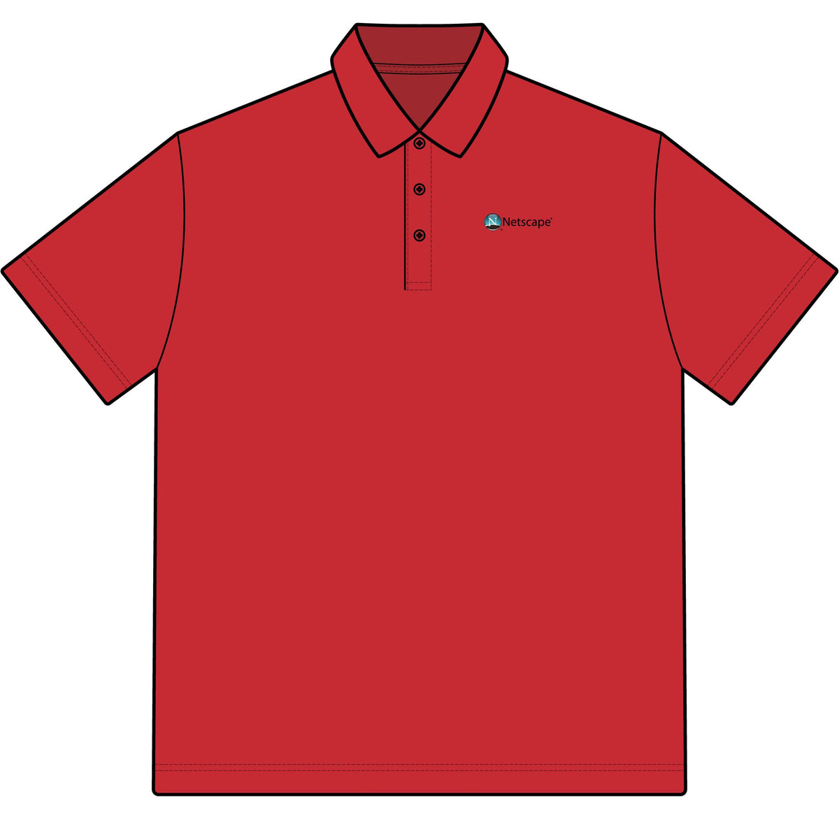 Netscape Cotton Polo Shirt