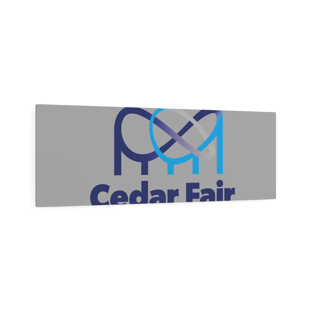 Cedar Fair Metal Sign