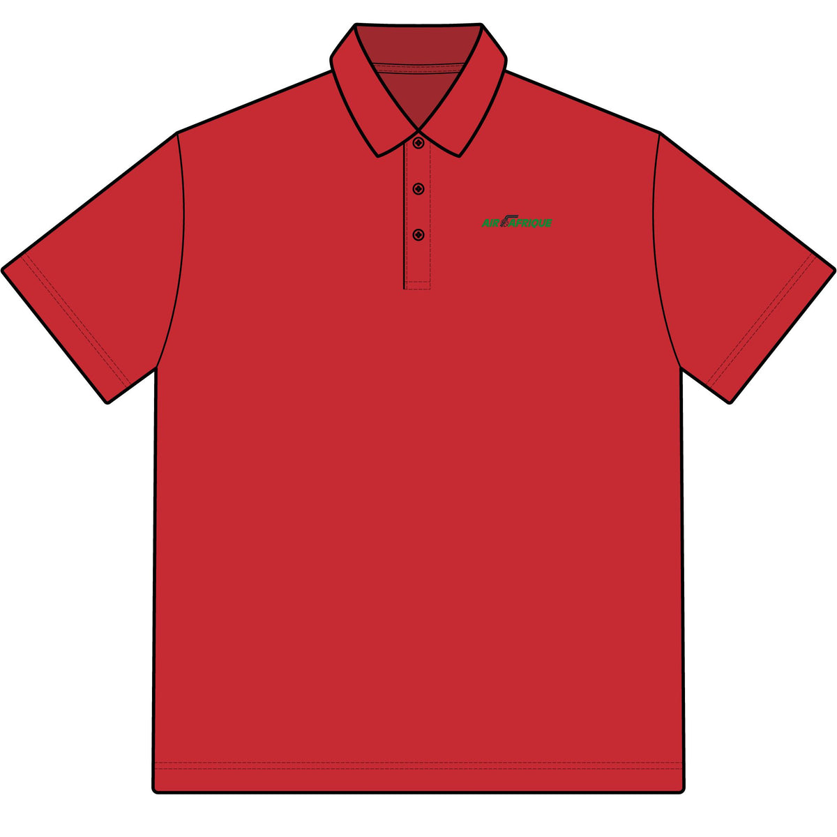 Air Afrique Cotton Polo Shirt
