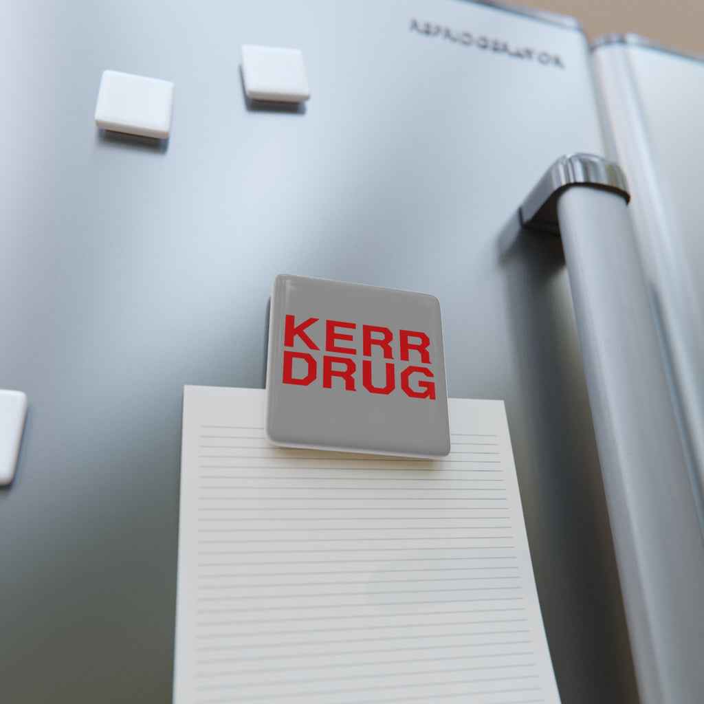Kerr Drug Square Porcelain Fridge Magnet