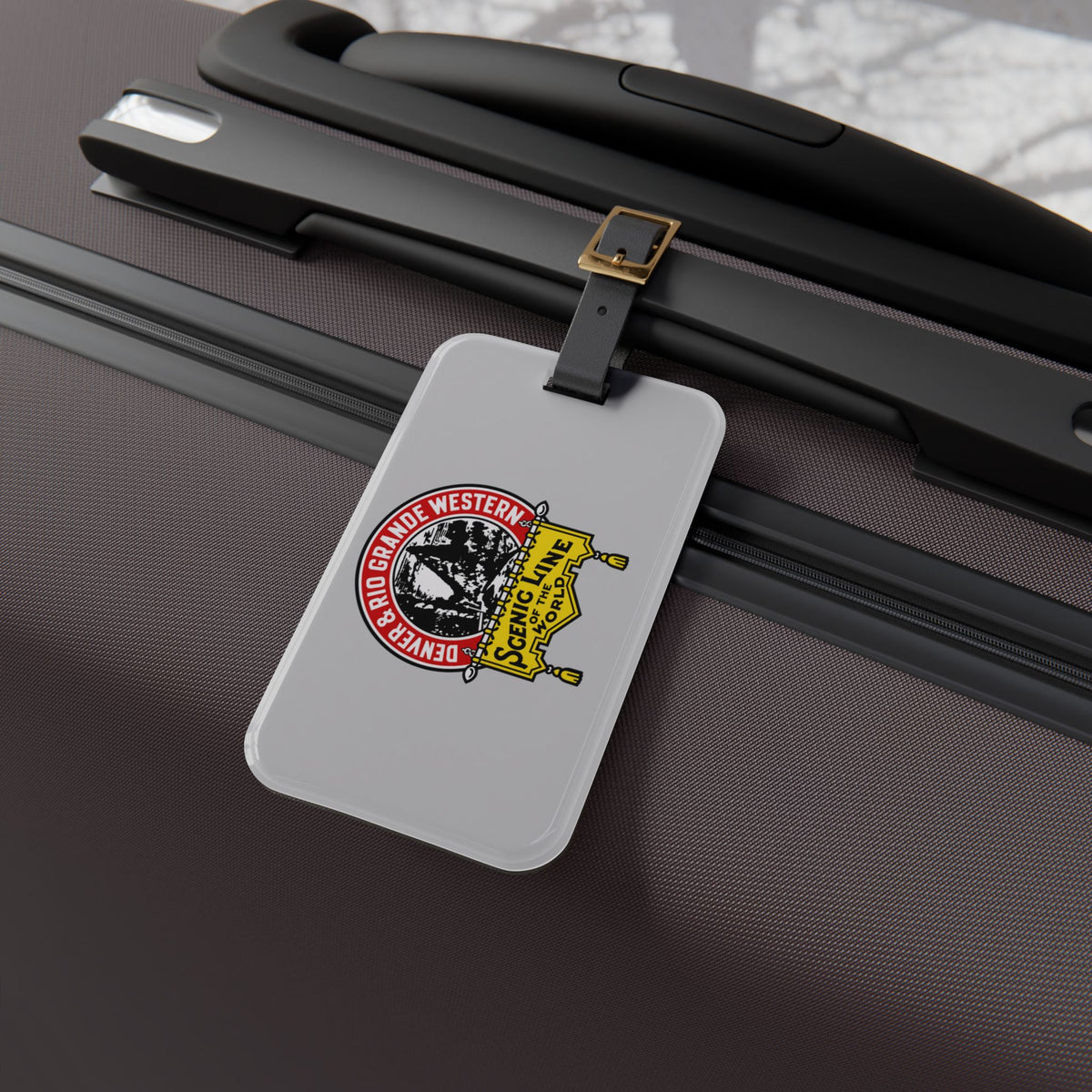 Denver and Rio Grande Western Railroad Luggage Tag
