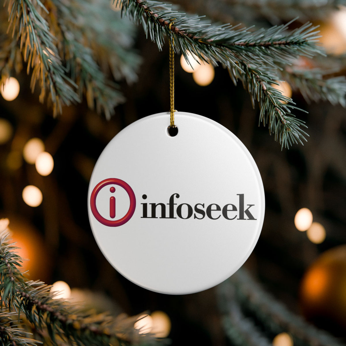 Infoseek Ceramic Ornament