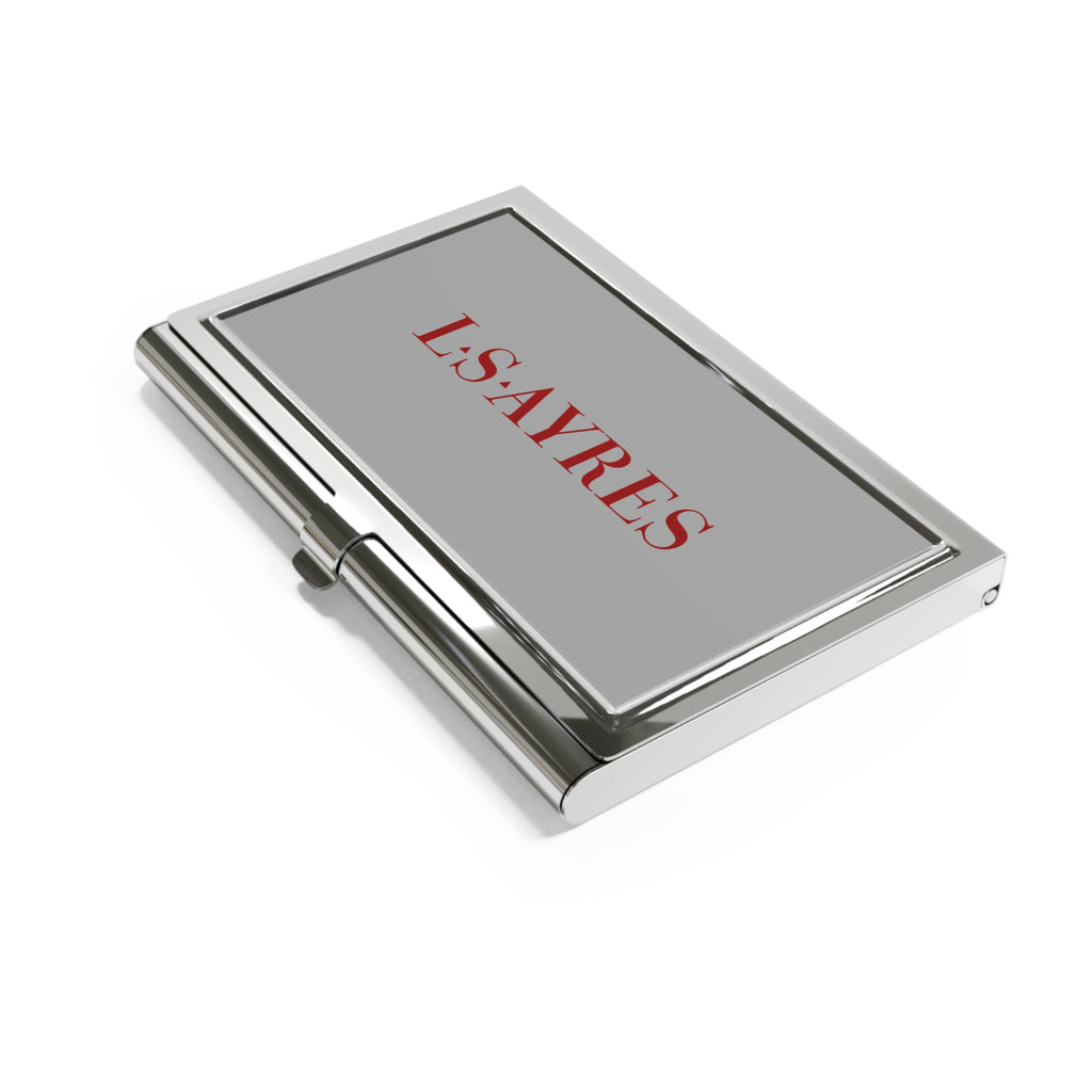 L. S. Ayres & Company Metal Business Card Holder