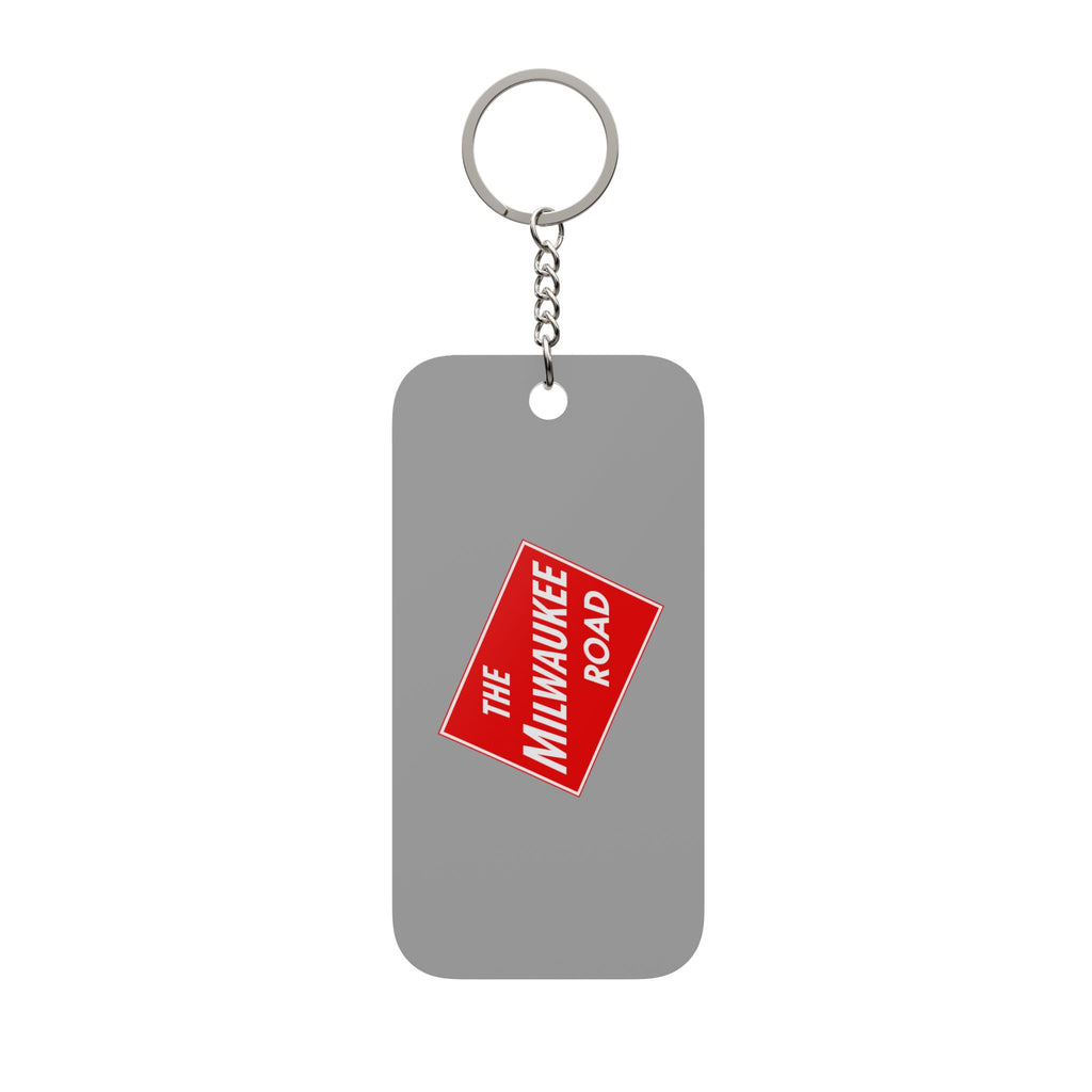 Chicago Milwaukee St. Paul and Pacific Railroad Double-Sided Keychain Charm