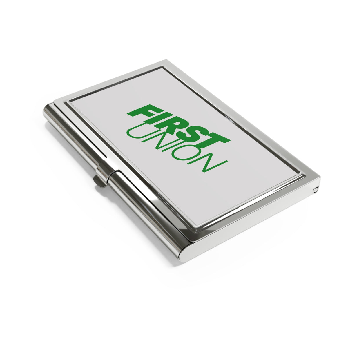 First Union Metal Business Card Holder
