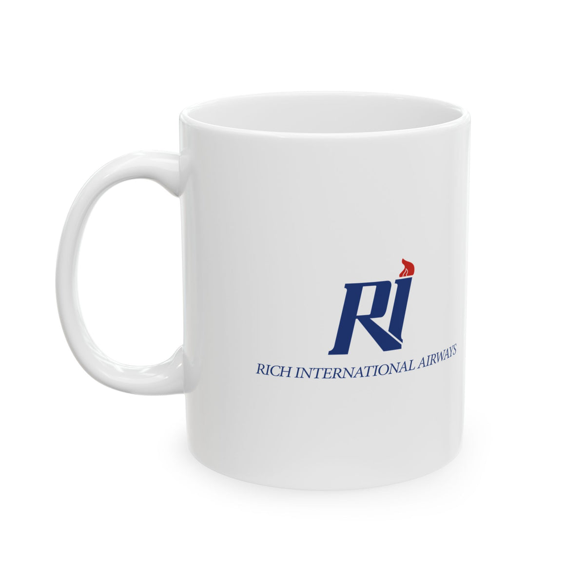 Rich International Airways Ceramic Coffee Mug