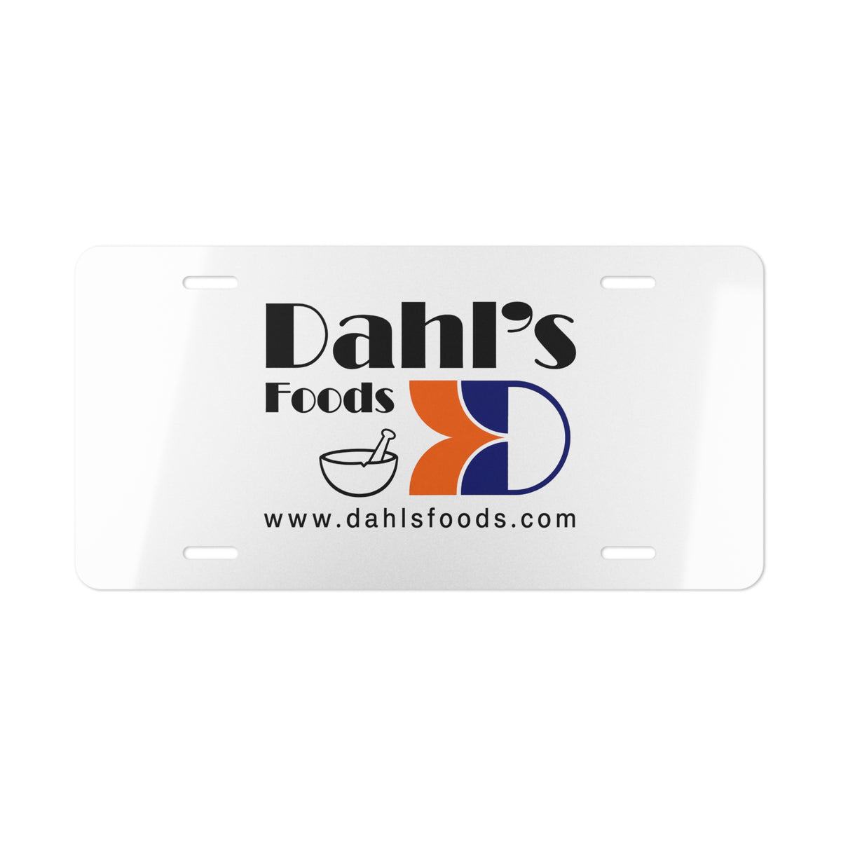 Dahl's Foods Vanity License Plate
