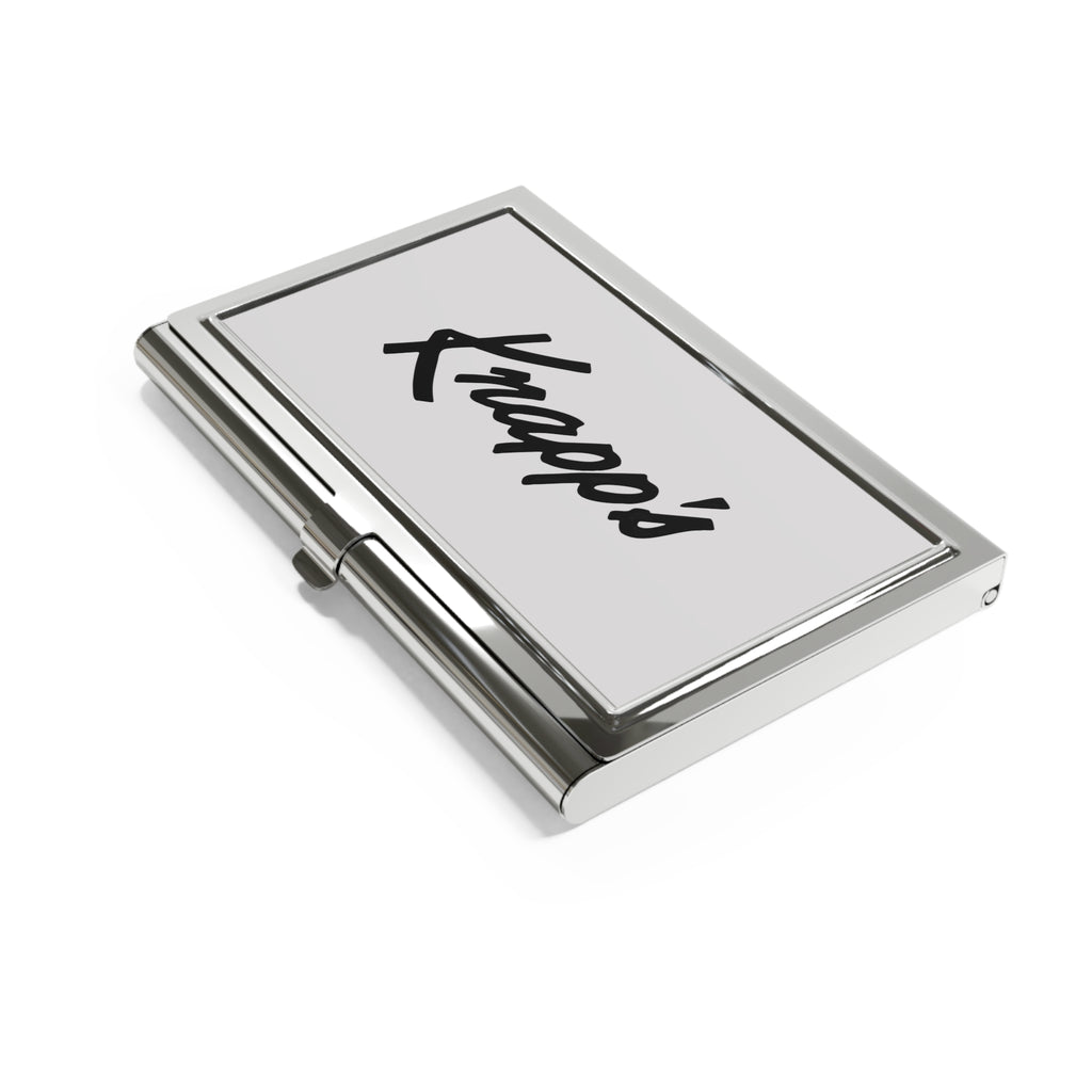 J. W. Knapp Company Metal Business Card Holder