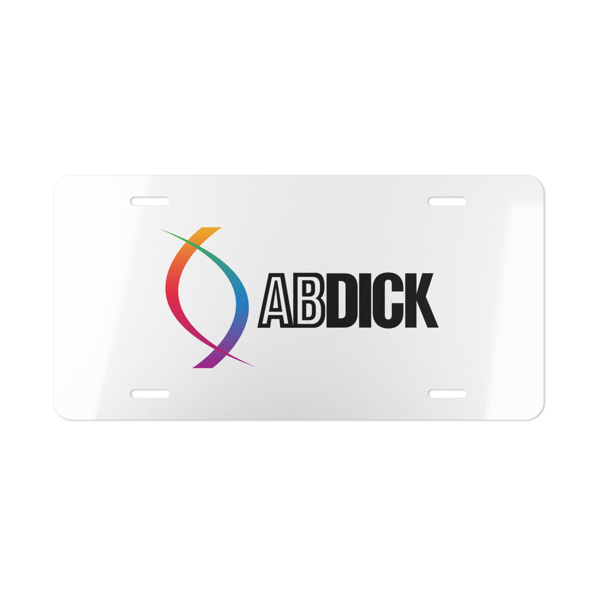 A. B. Dick Company Vanity License Plate