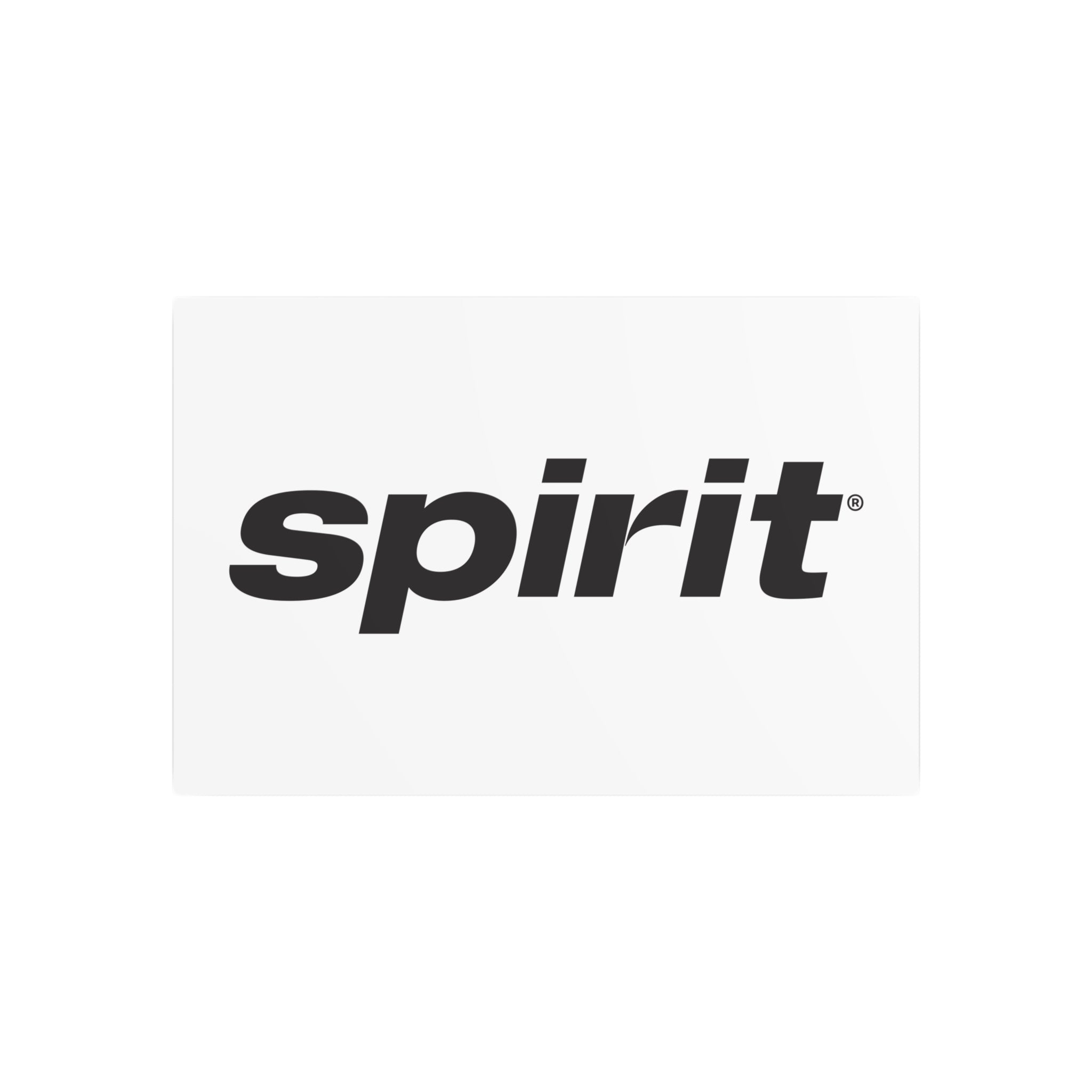 Spirit Airlines Metal Sign