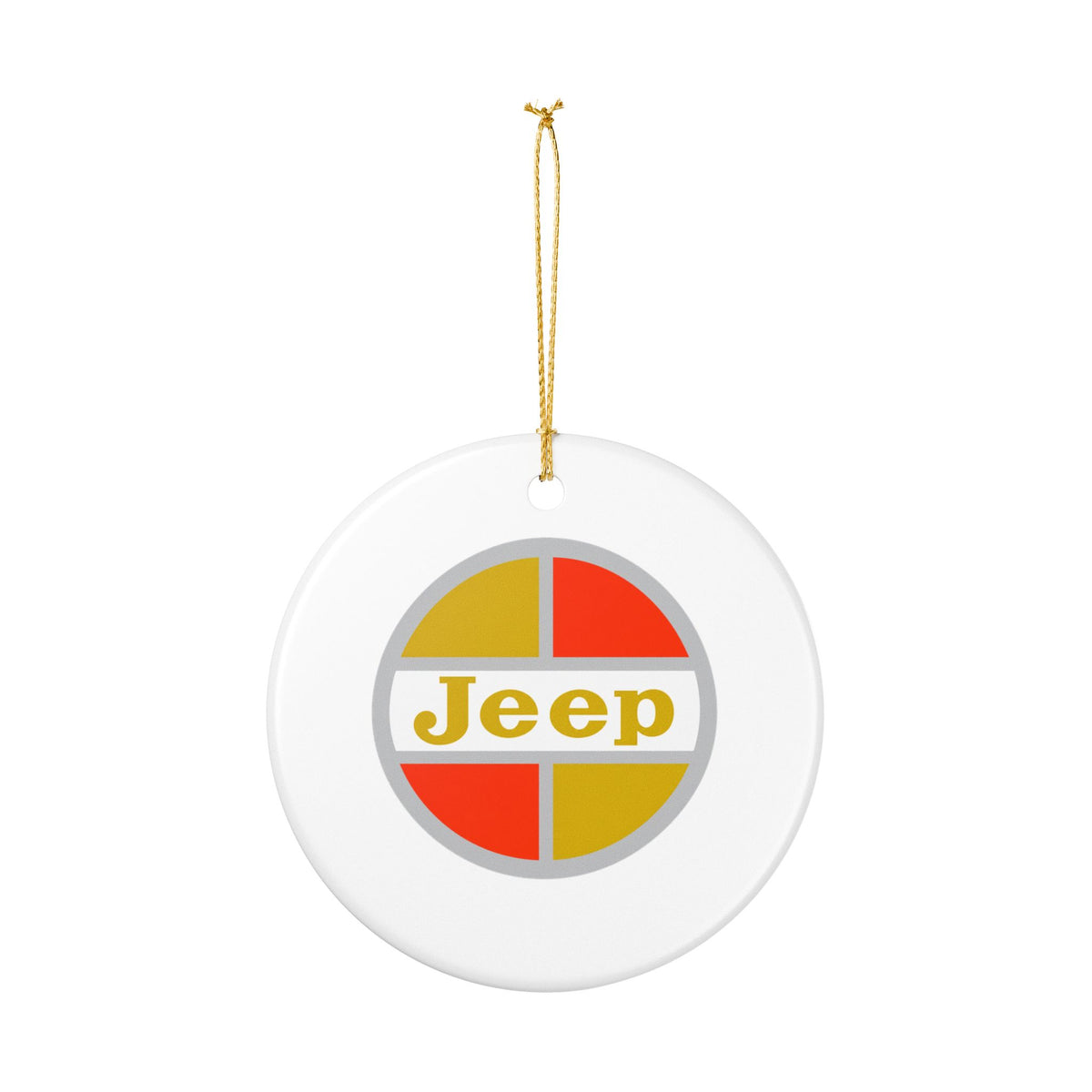 Kaiser Jeep Ceramic Ornament