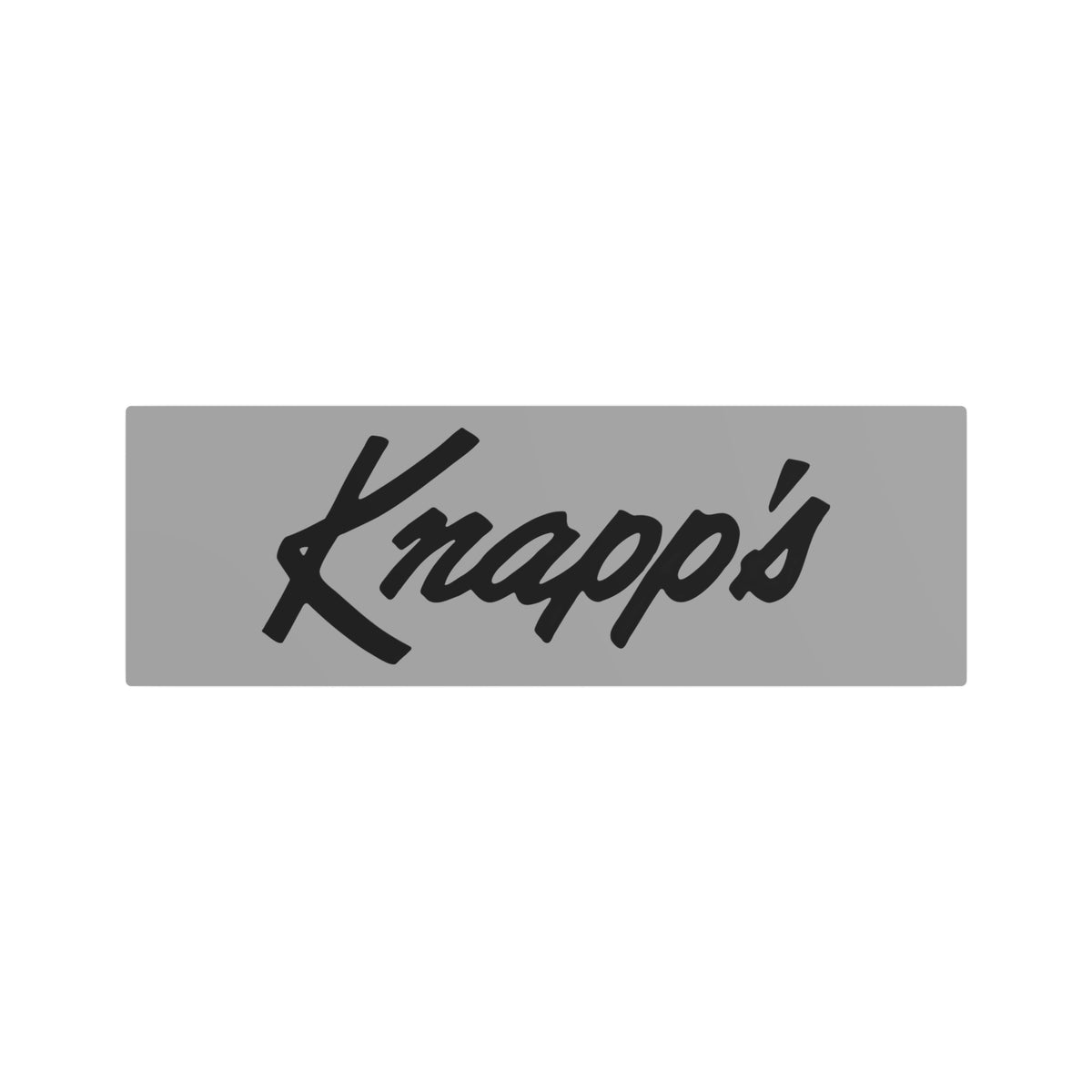 J. W. Knapp Company Metal Sign