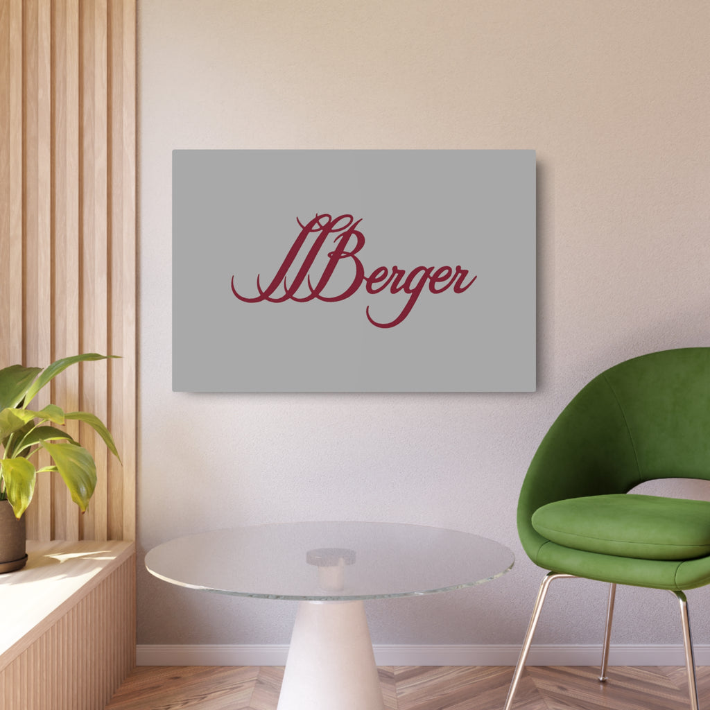 L. L. Berger Metal Sign