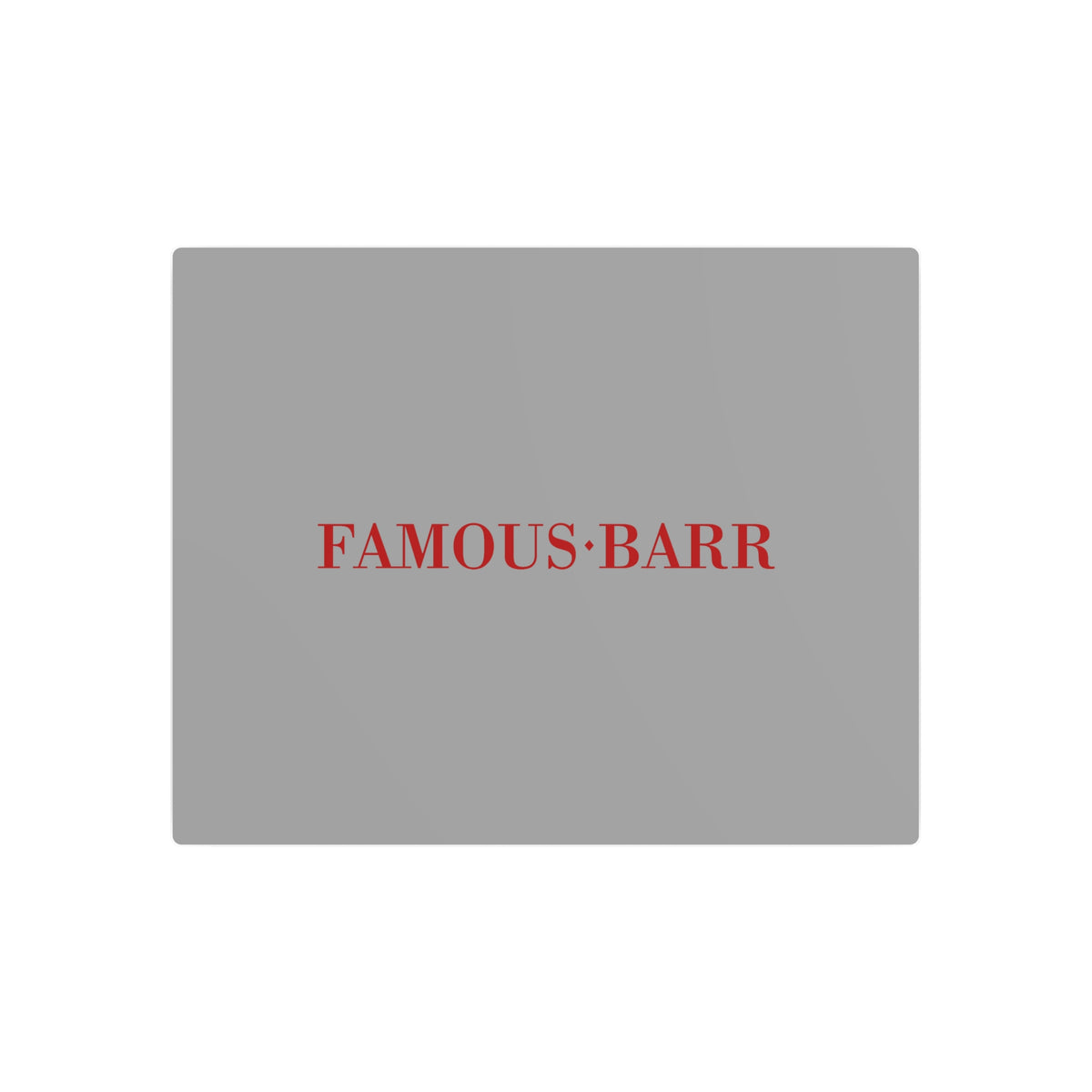 Famous-Barr Metal Sign
