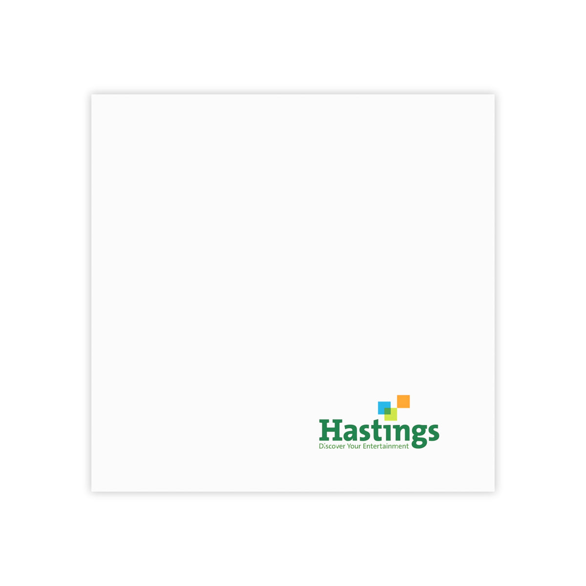 Hastings Entertainment Sticky Post-it Note Pad
