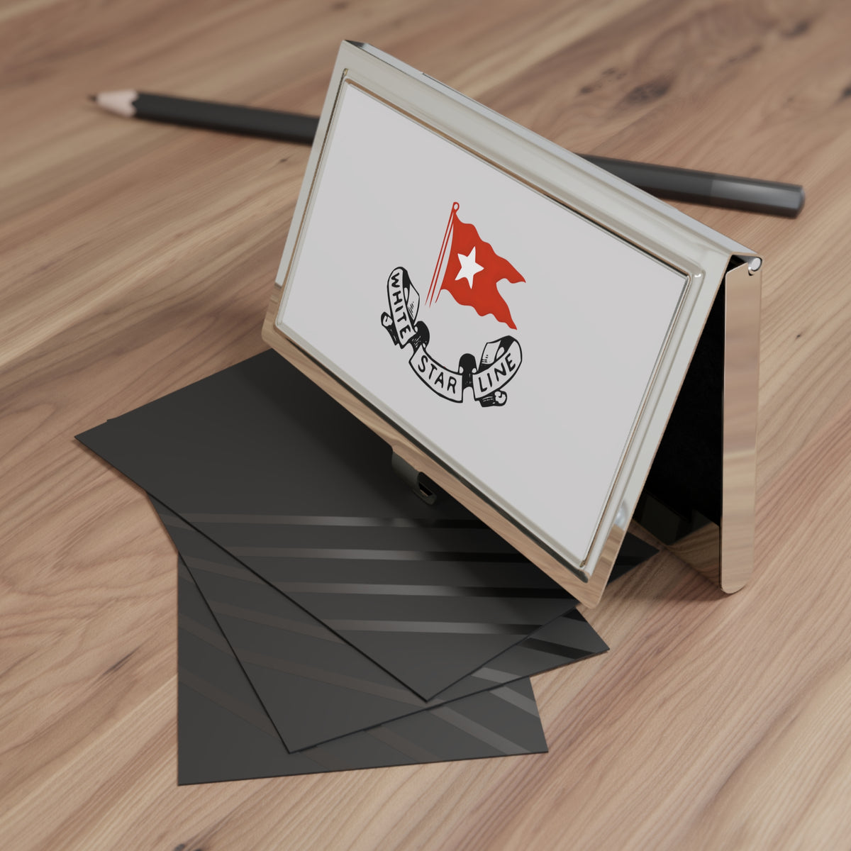 White Star Line Metal Business Card Holder