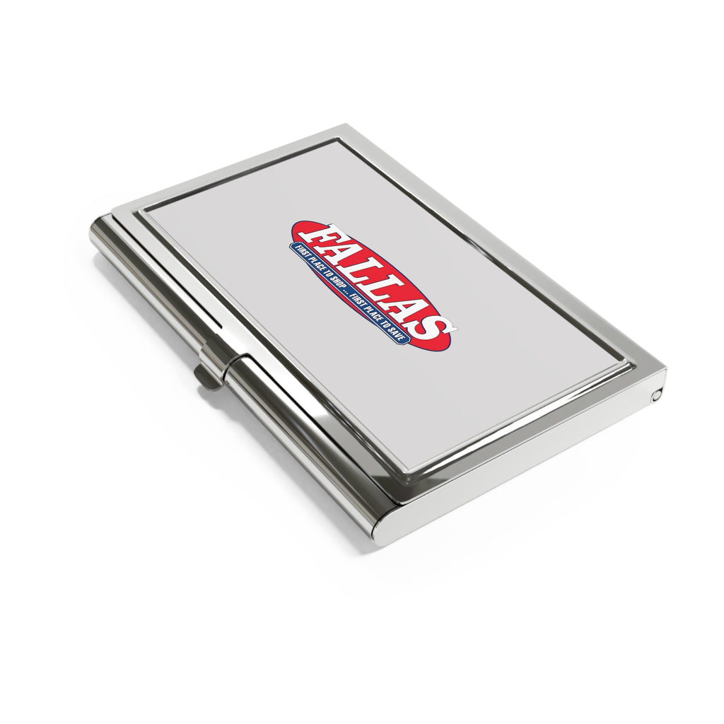 Fallas Discount Stores Metal Business Card Holder