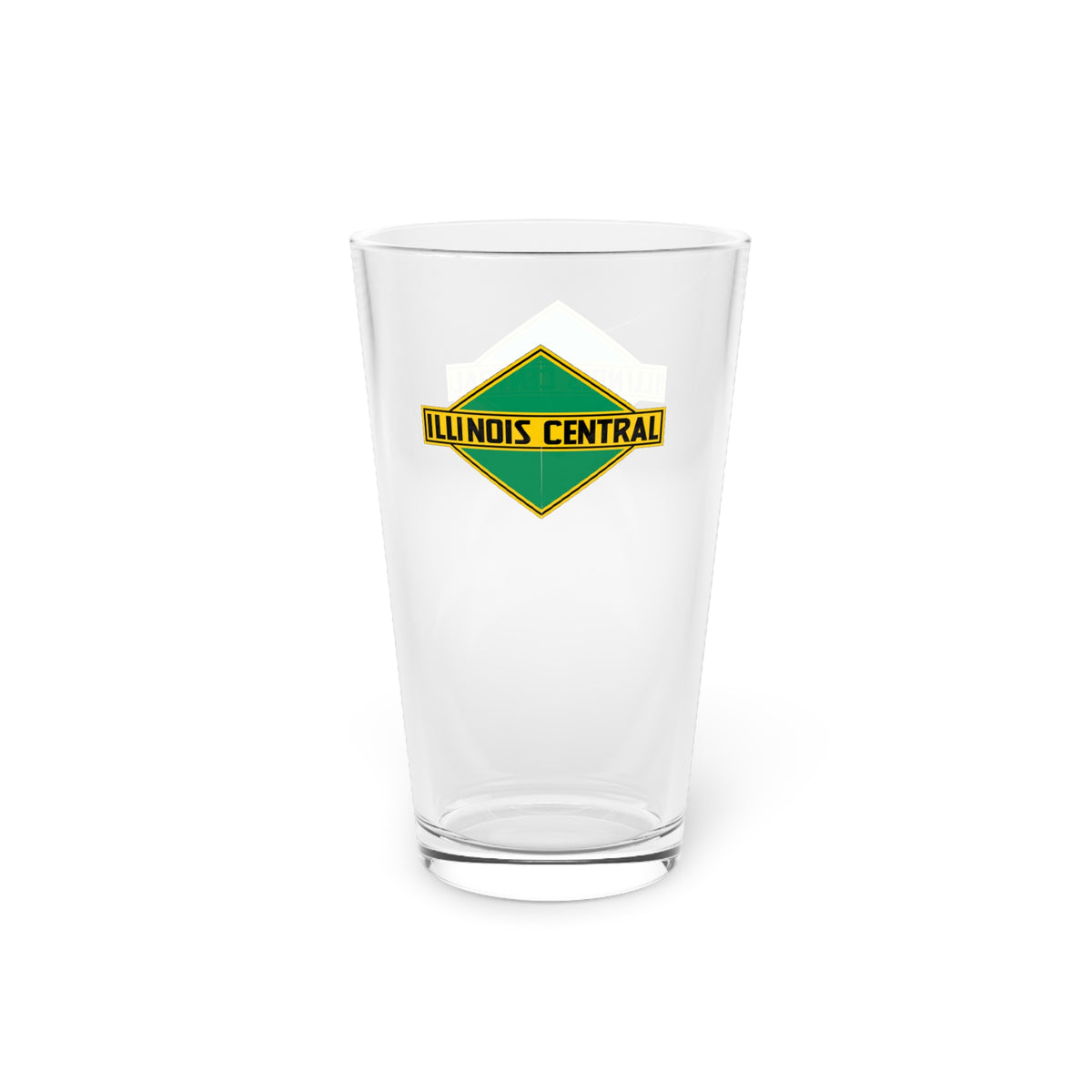 Illinois Central Railroad 16oz Pint Glass