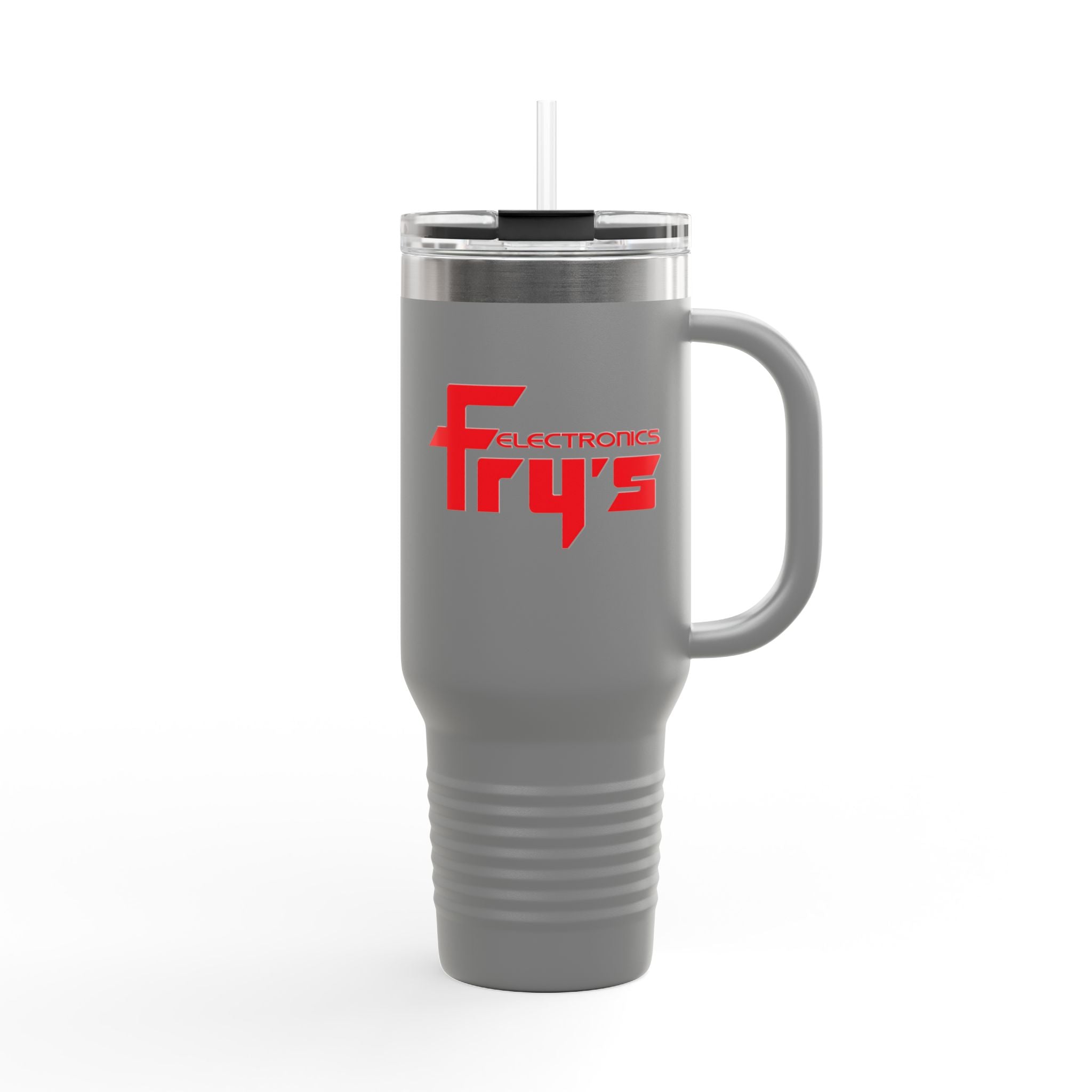 Fry's Electronics, Inc. 40oz Insulated Travel Mug Stainless Tumbler