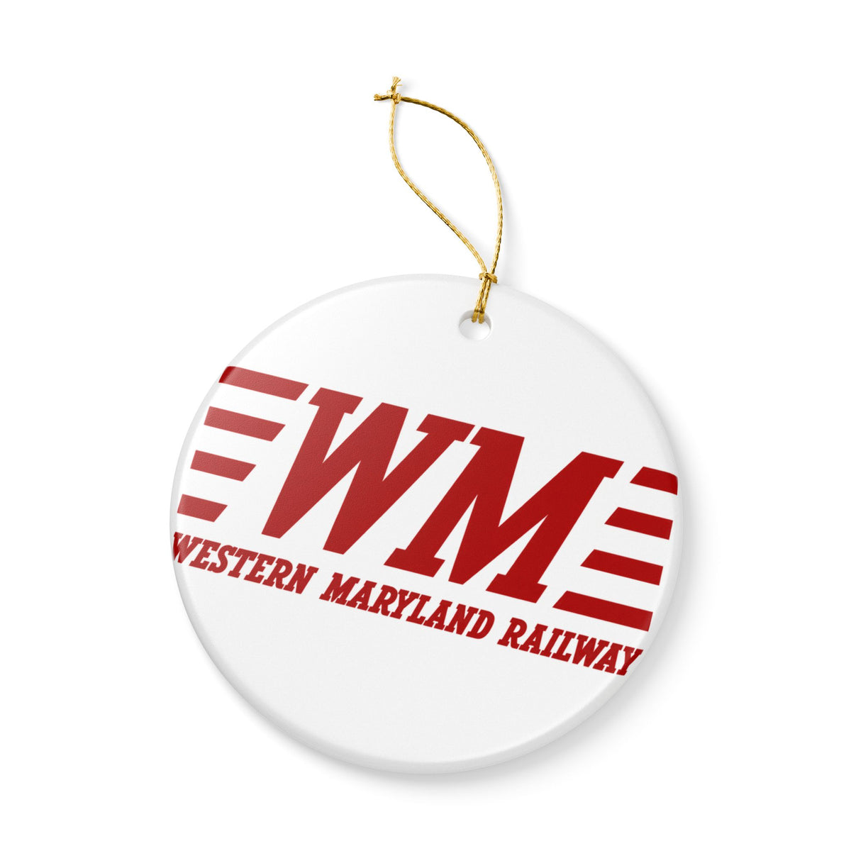 Western Maryland Railway Ceramic Ornament