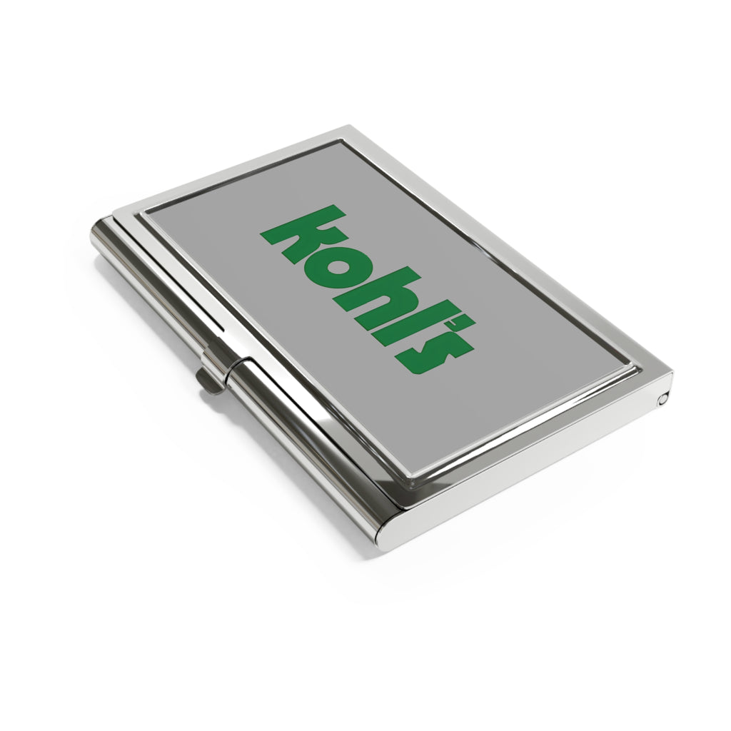 Kohl's Food Stores Metal Business Card Holder