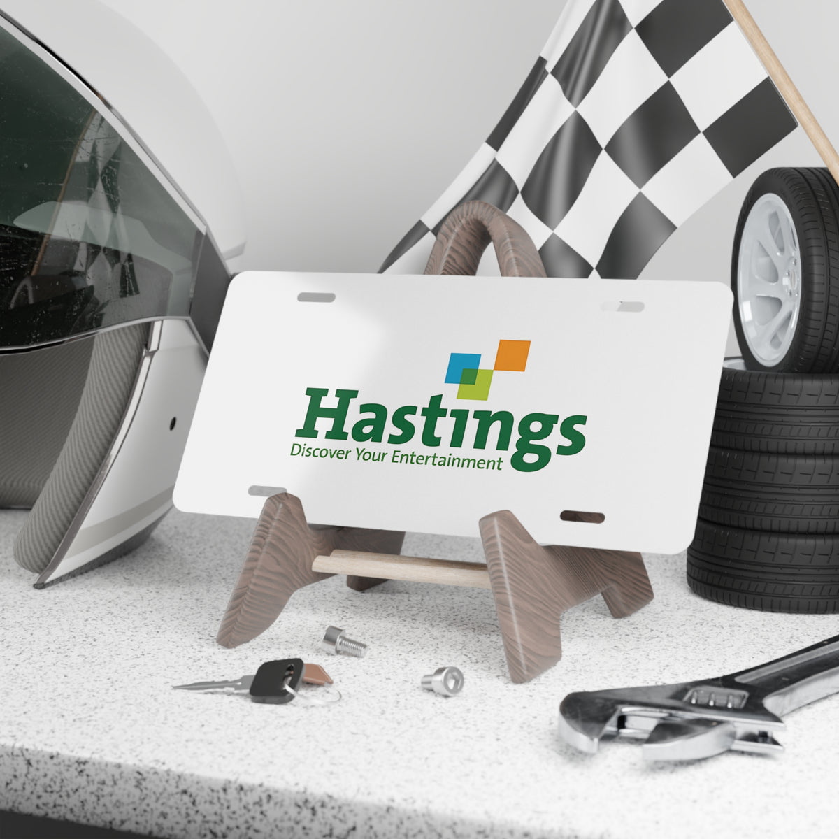 Hastings Entertainment Vanity License Plate