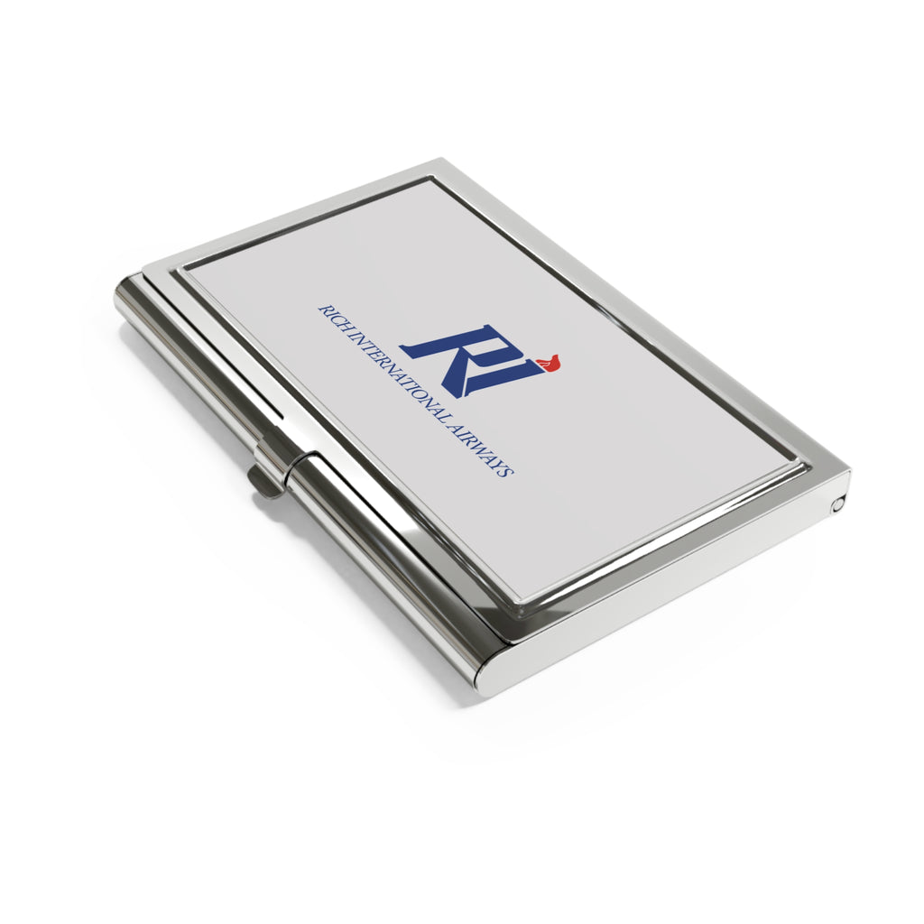 Rich International Airways Metal Business Card Holder