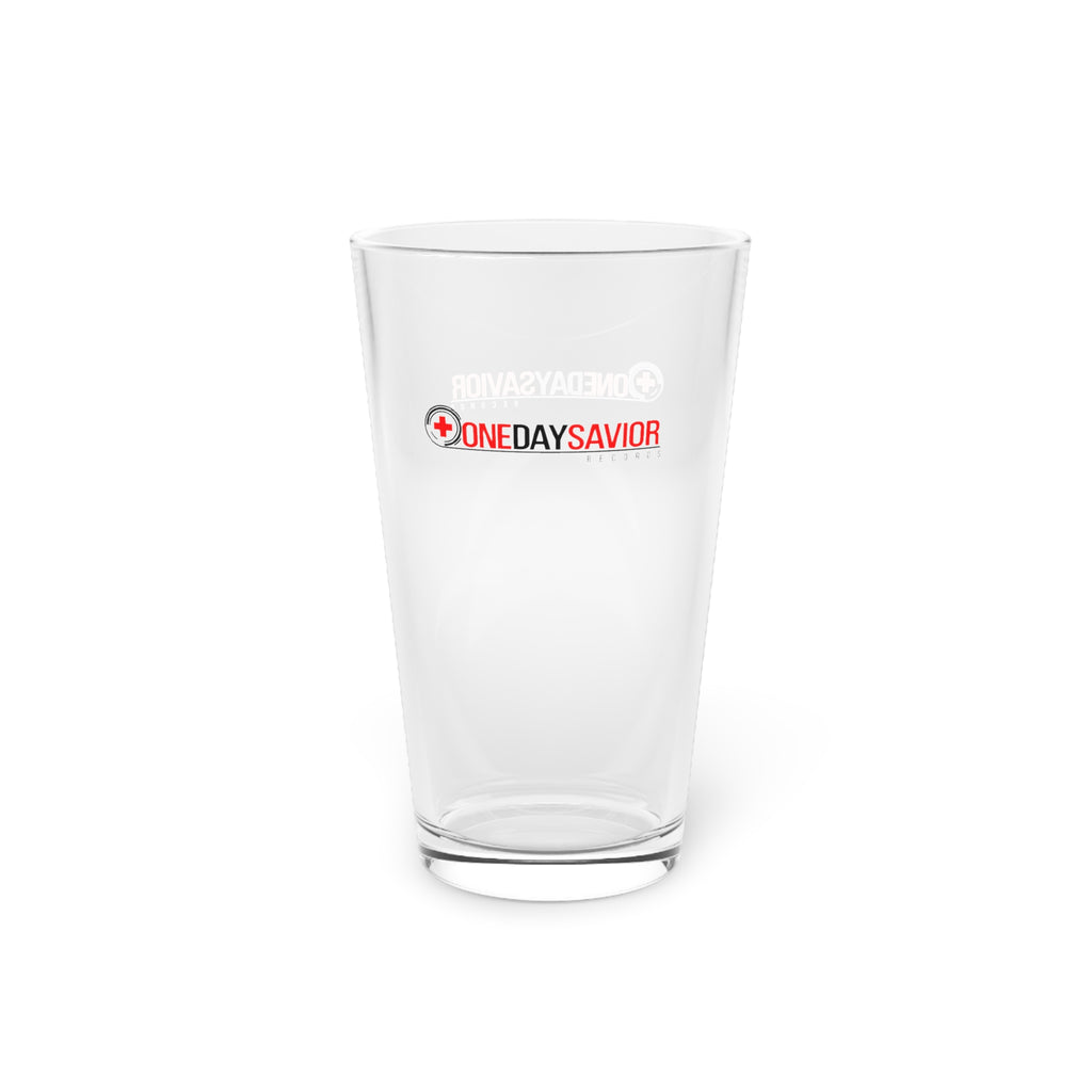 One Day Savior Recordings 16oz Pint Glass