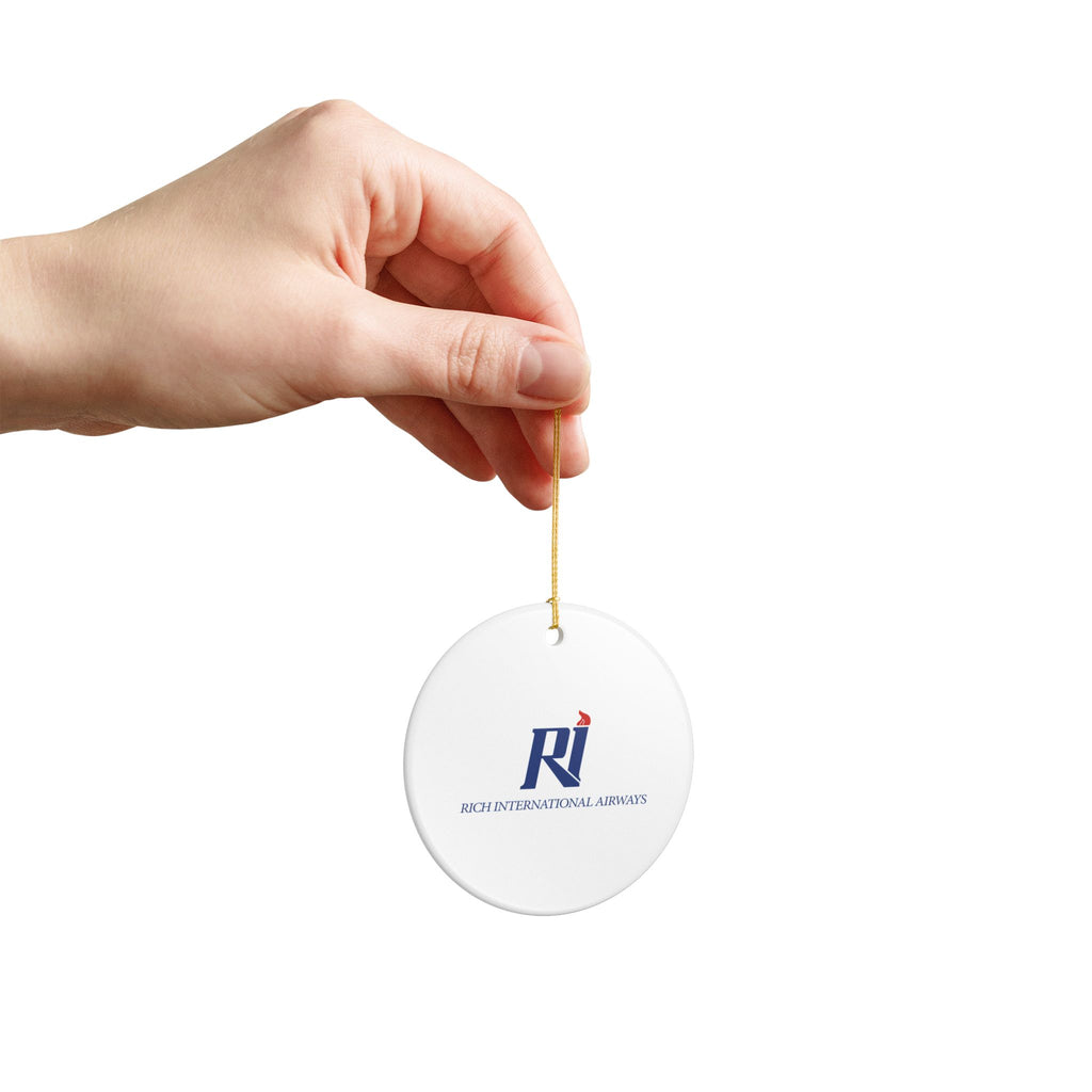 Rich International Airways Ceramic Ornament