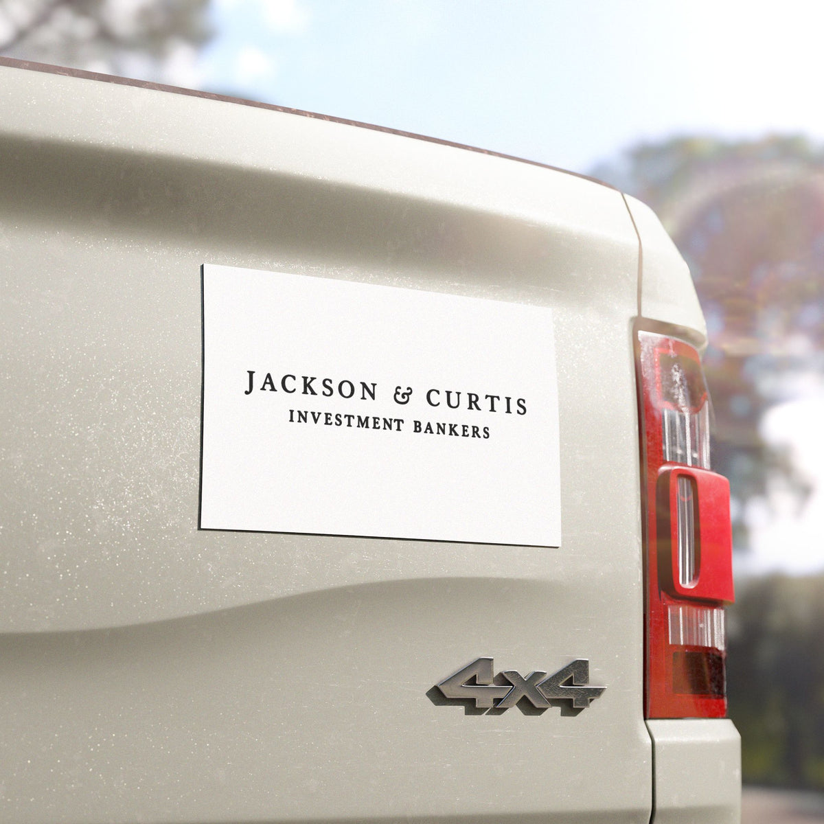 Jackson & Curtis Car Magnet