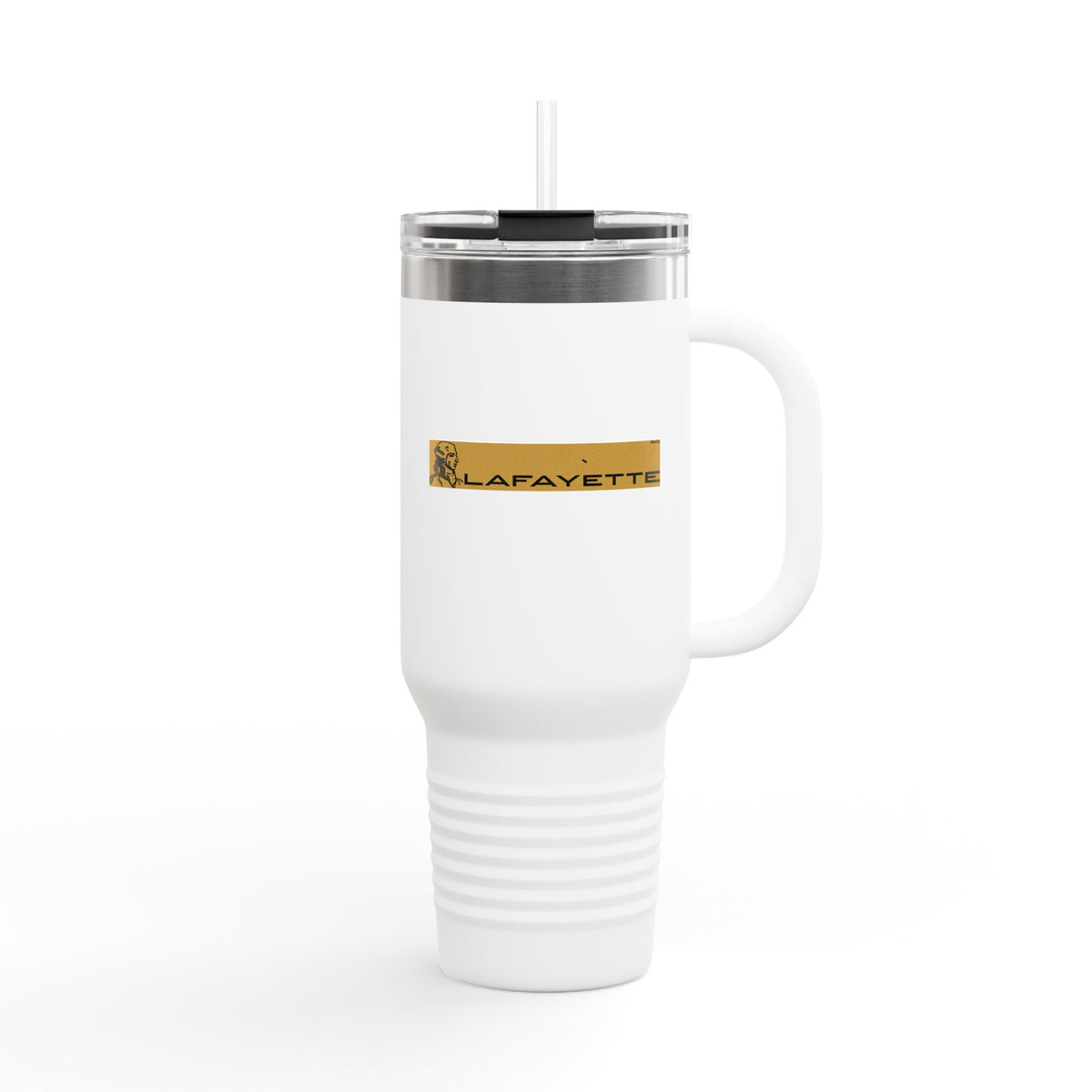 Lafayette Radio Electronics 40oz Insulated Travel Mug Stainless Tumbler