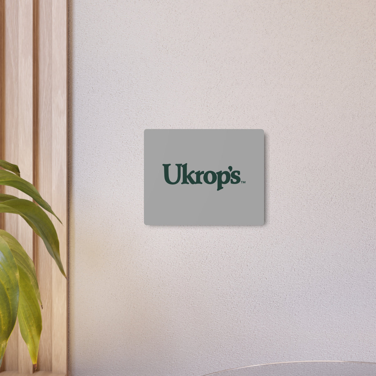 Ukrop's Super Markets Metal Sign