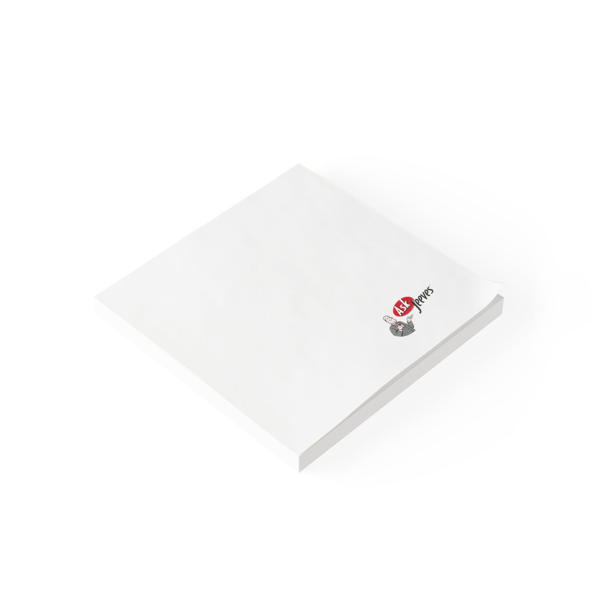 Ask Jeeves Sticky Post-it Note Pad