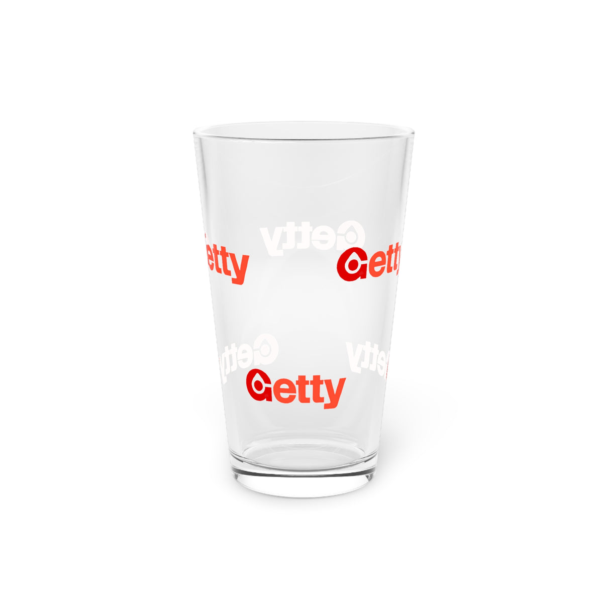 Getty Oil 16oz Pint Glass