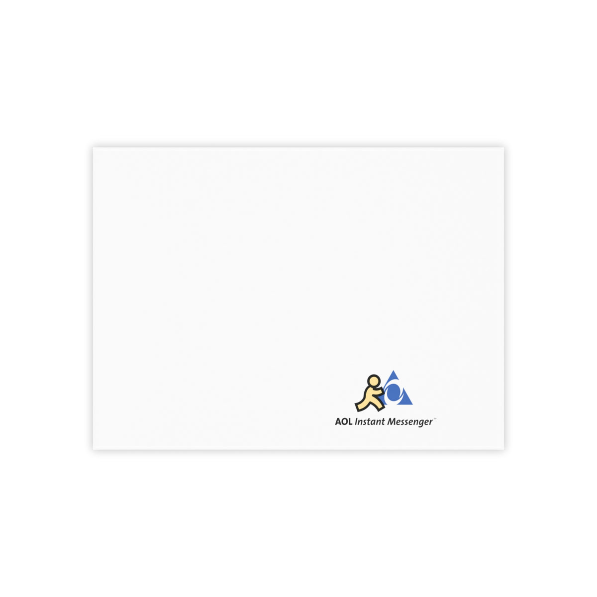 AOL Instant Messenger (AIM) Sticky Post-it Note Pad