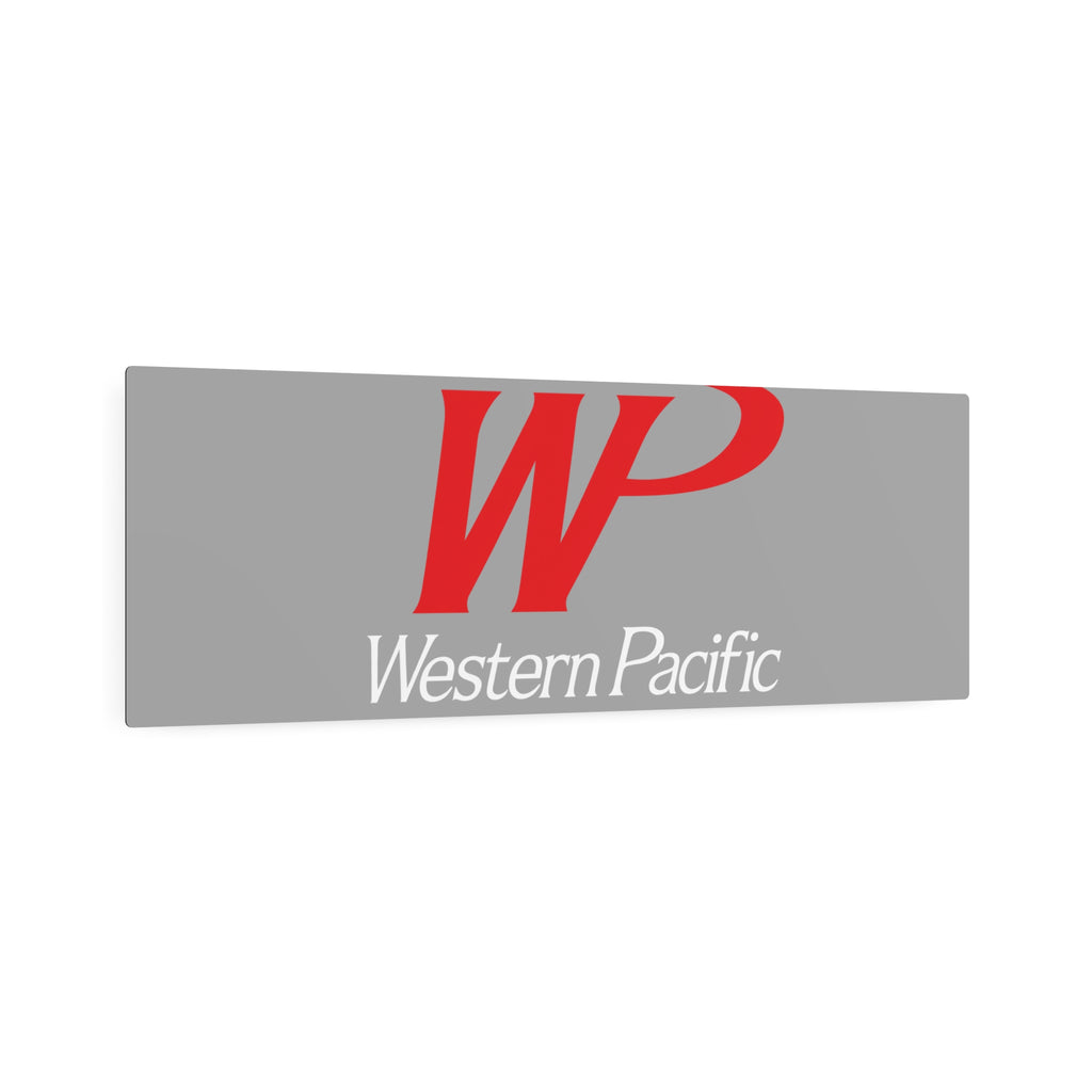 Western Pacific Airlines Metal Sign