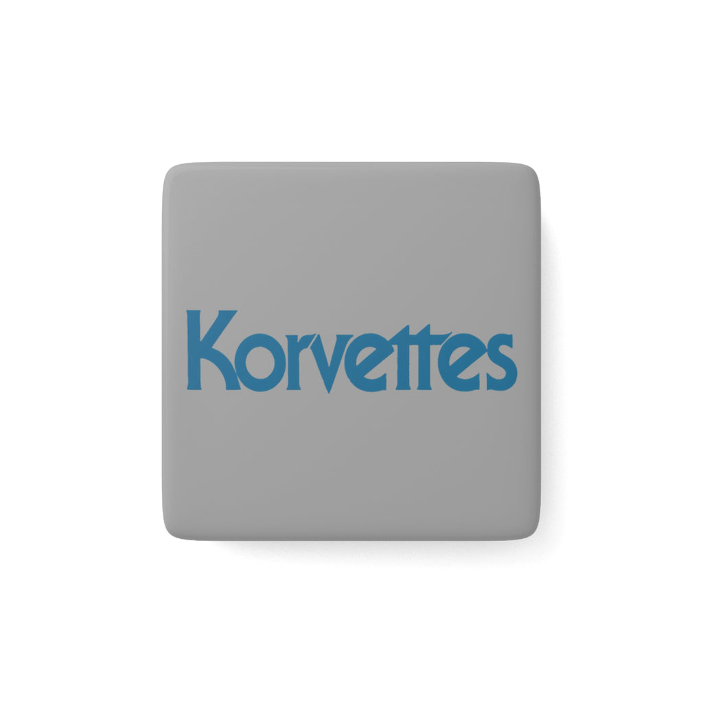 Korvette's Square Porcelain Fridge Magnet