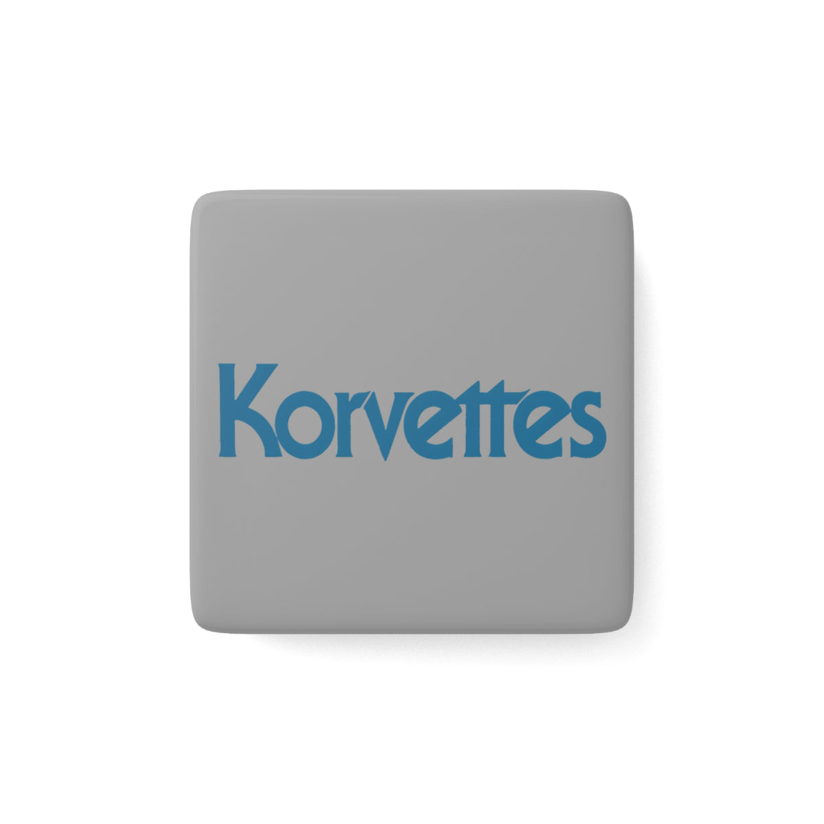 Korvette's Square Porcelain Fridge Magnet